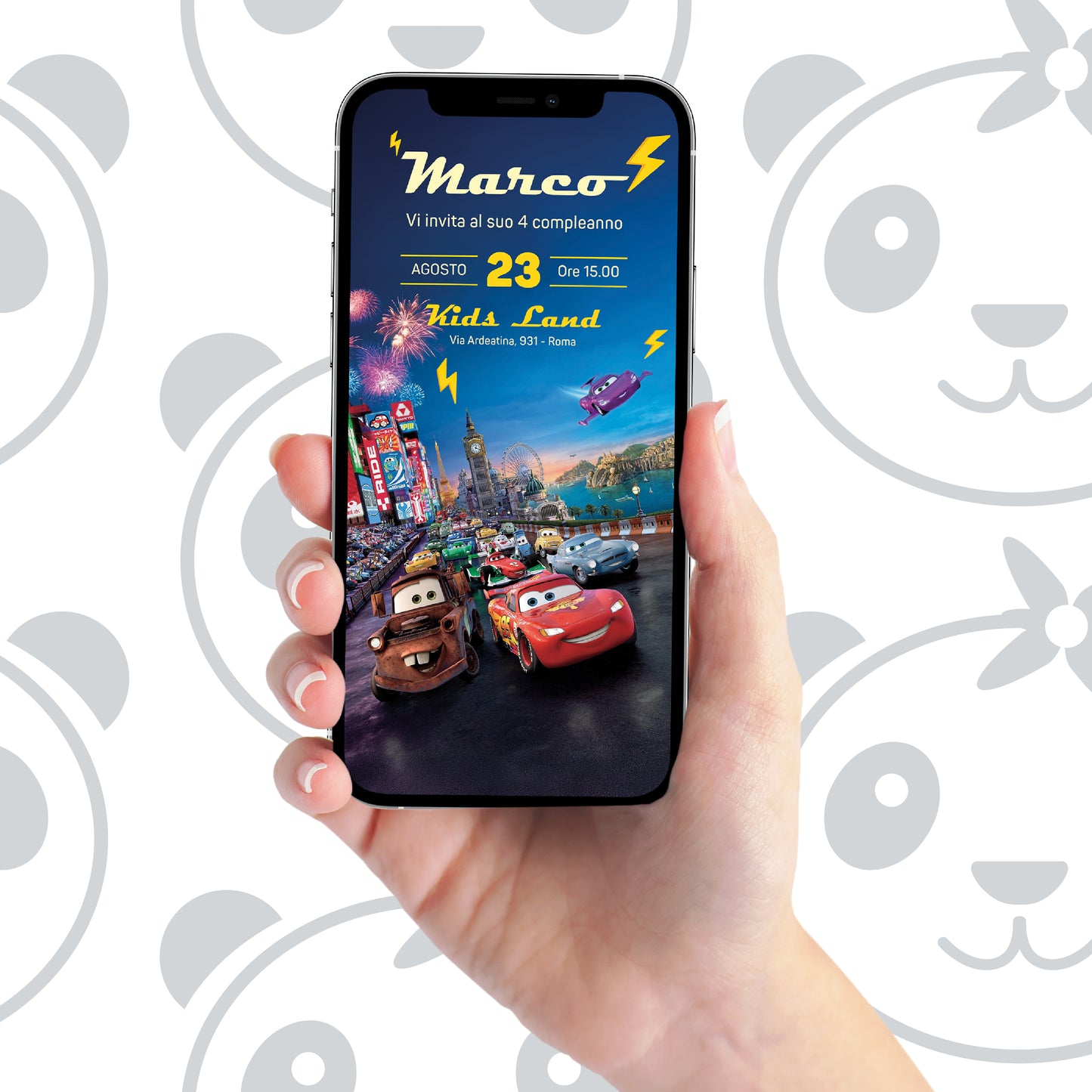 Invito digitale Cars
