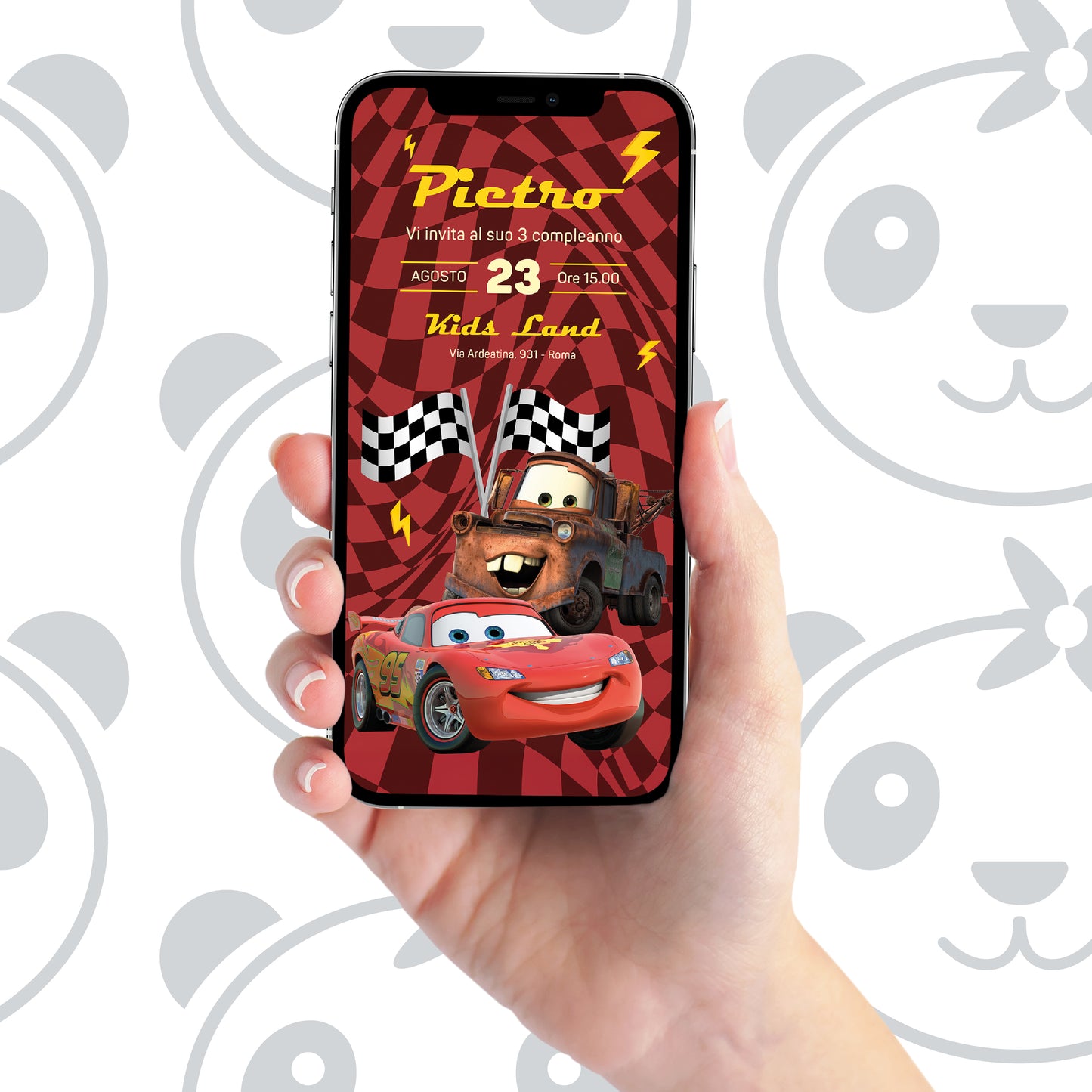 Invito digitale Cars