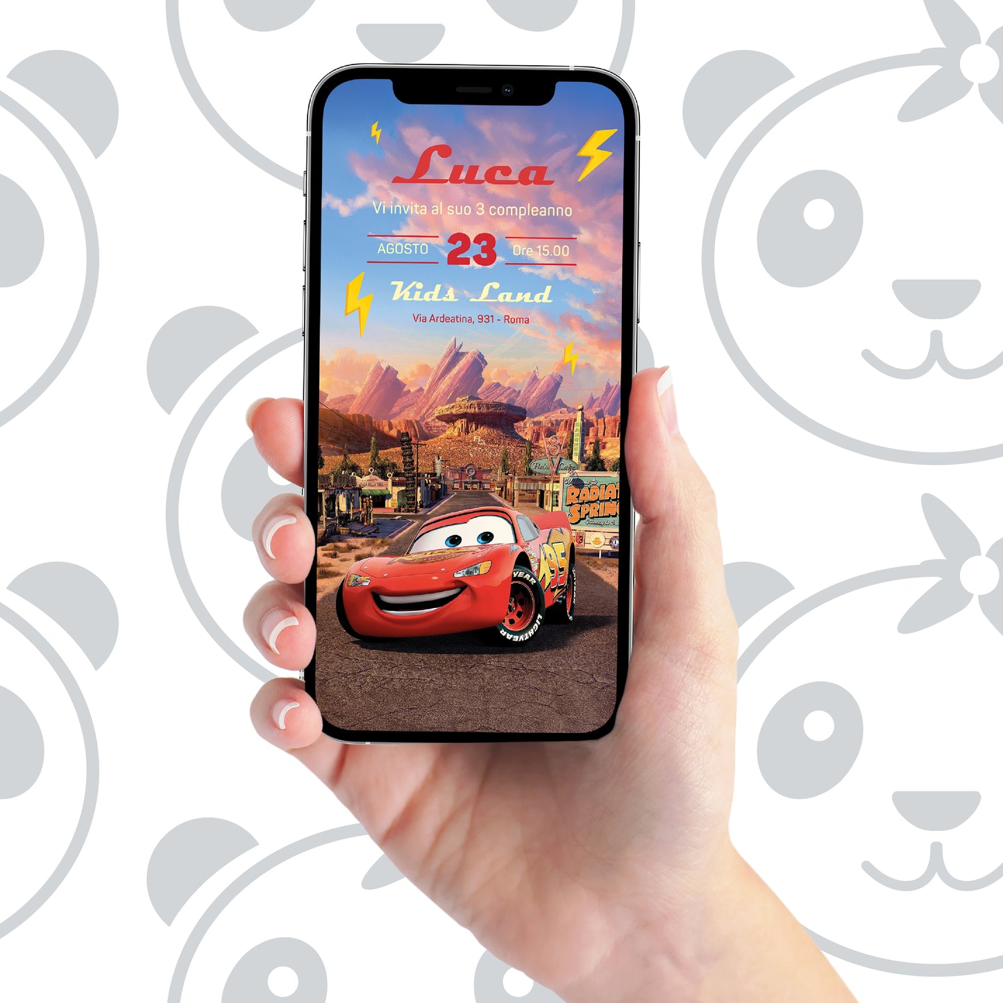 Invito digitale Cars