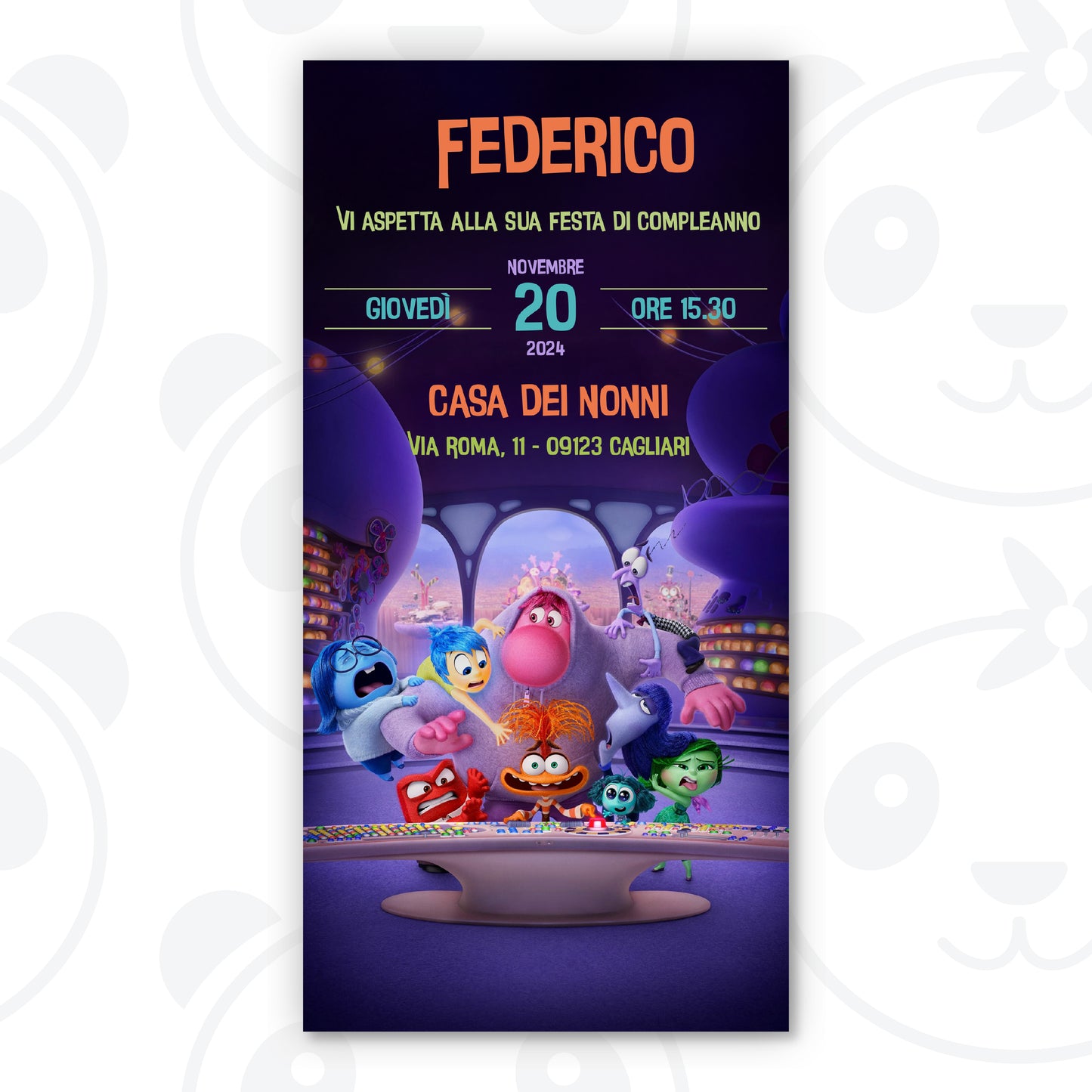 Invito digitale Inside Out