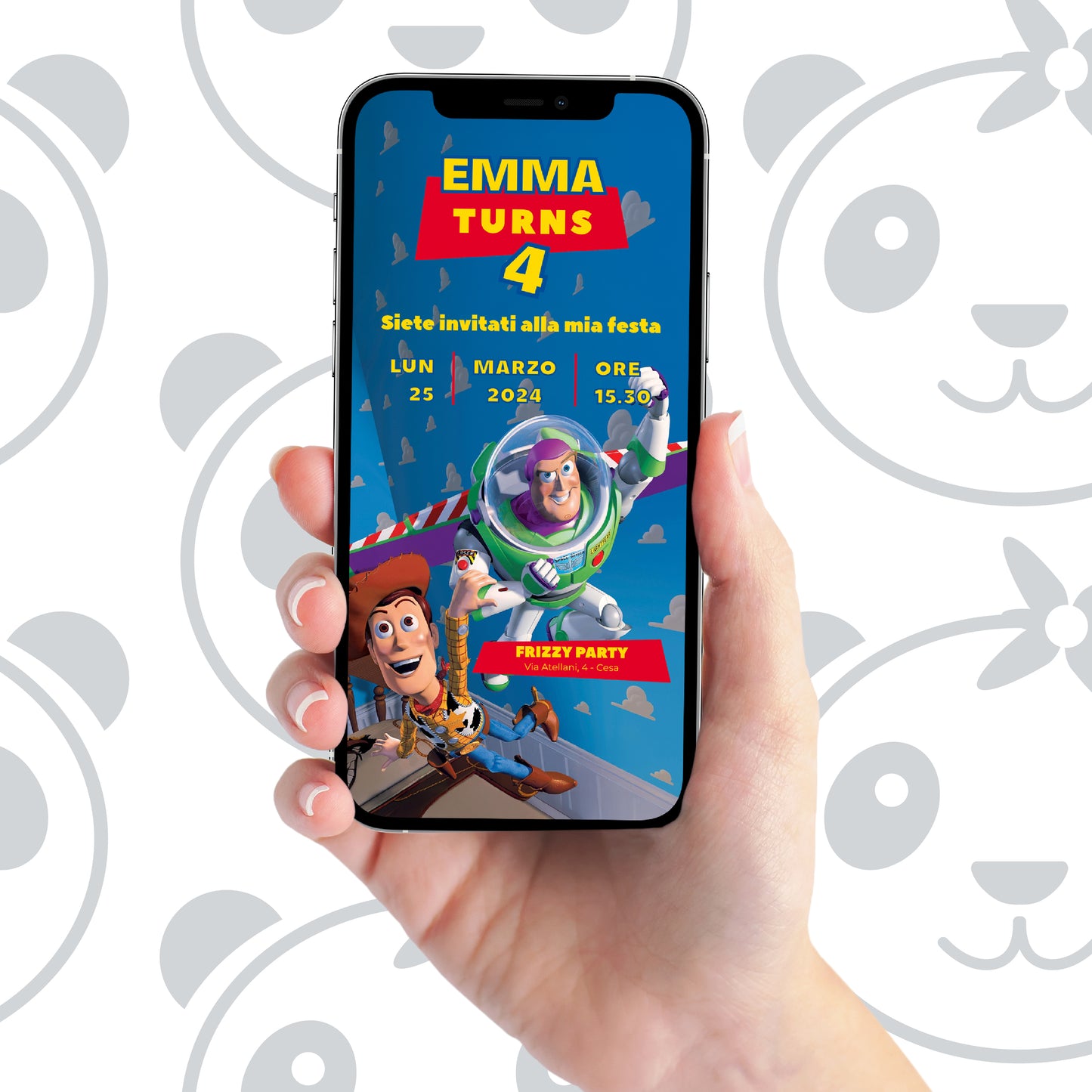Invito digitale Toy Story