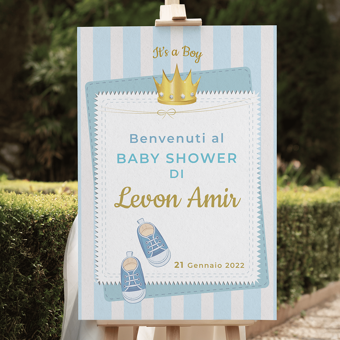 Cartello di benvenuto Baby Shower