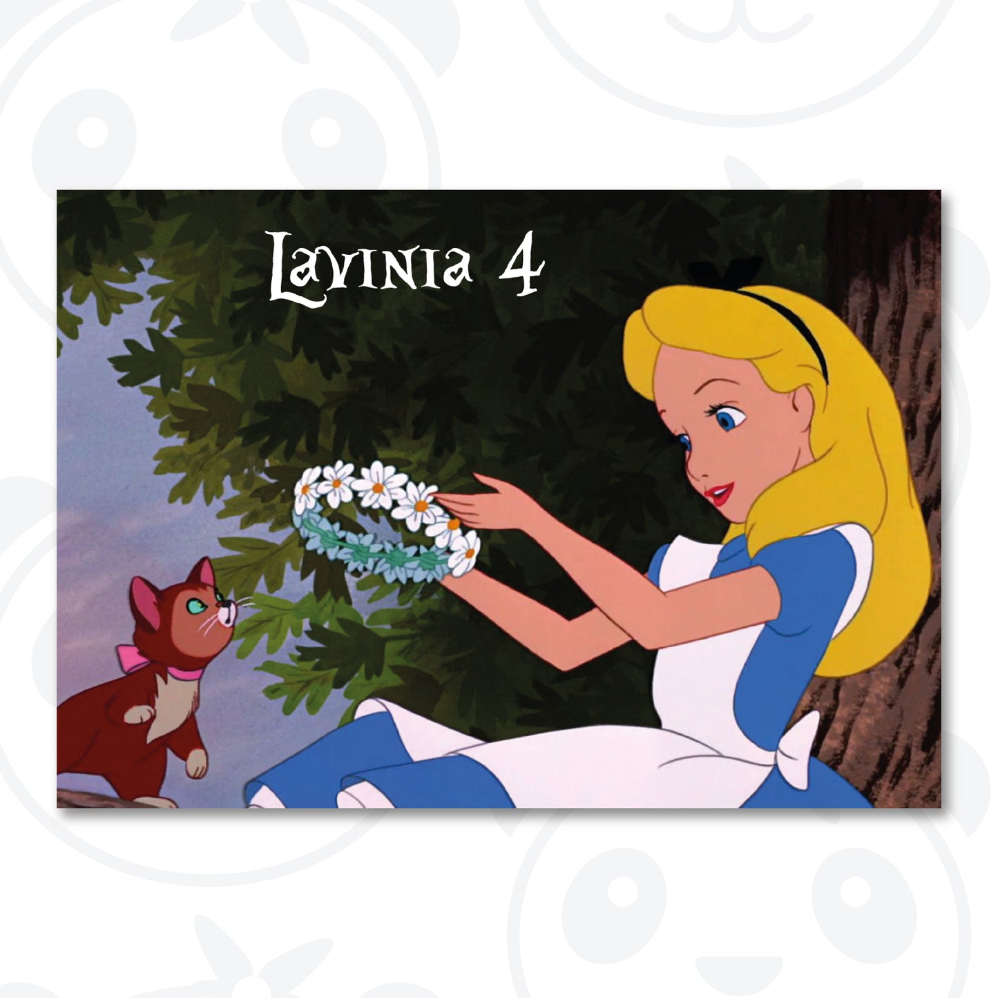 Banner compleanno Alice nel paese delle meraviglie