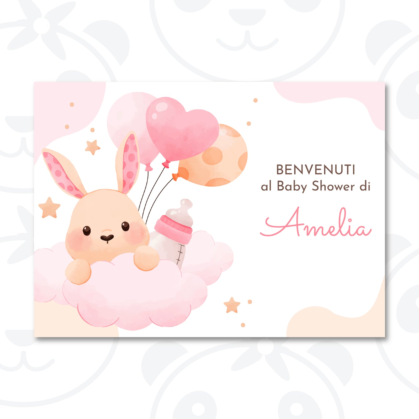 Cartello di benvenuto Baby Shower