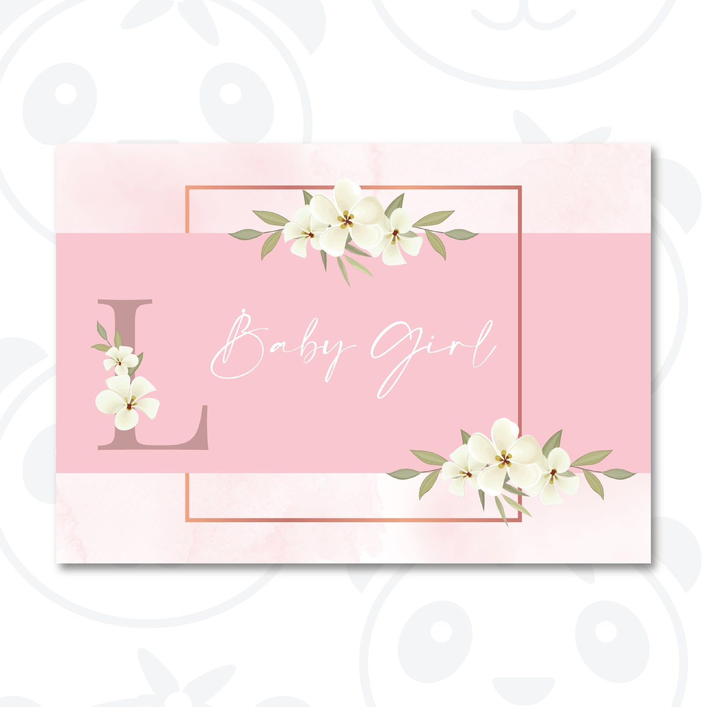 Banner Baby Shower baby girl