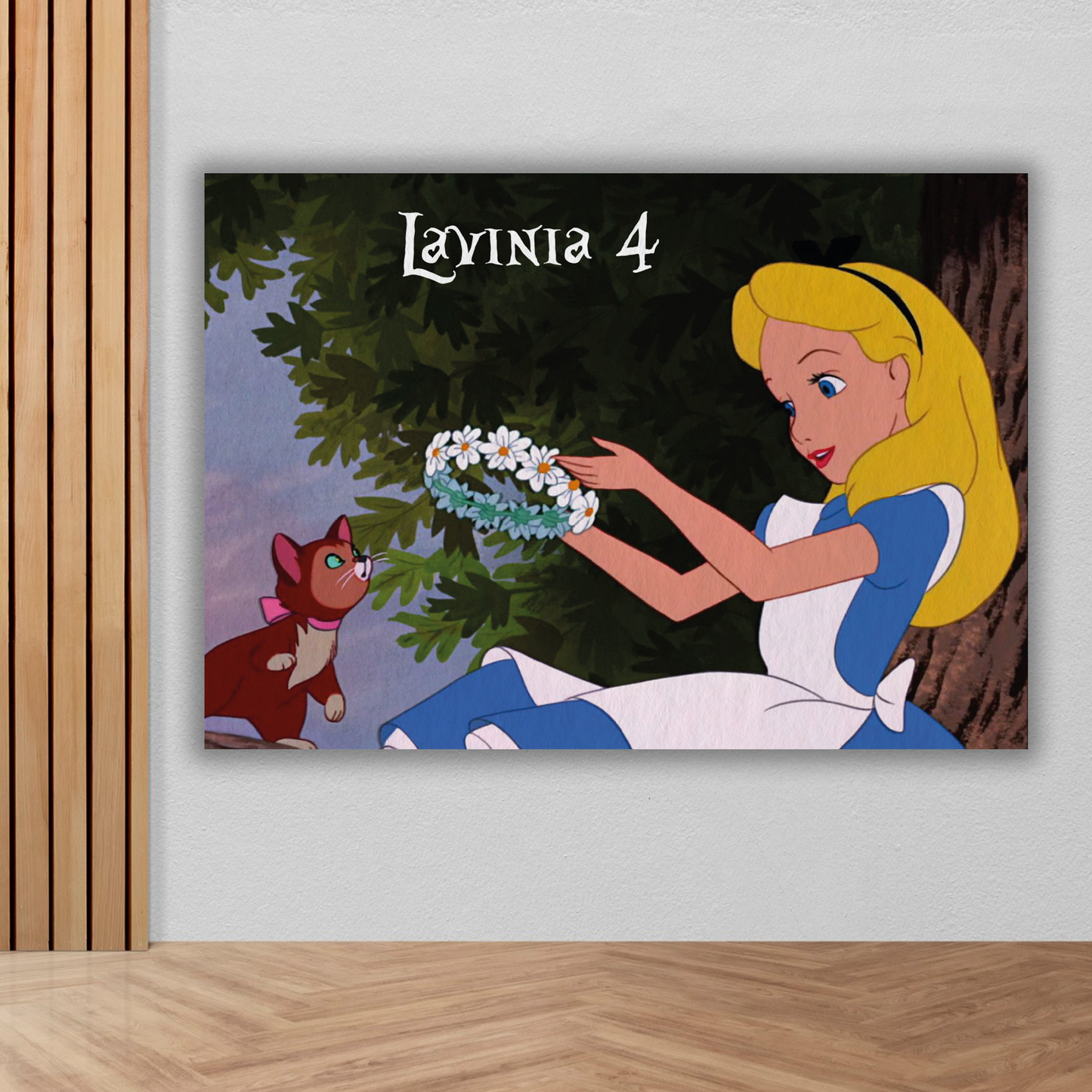 Banner compleanno Alice nel paese delle meraviglie
