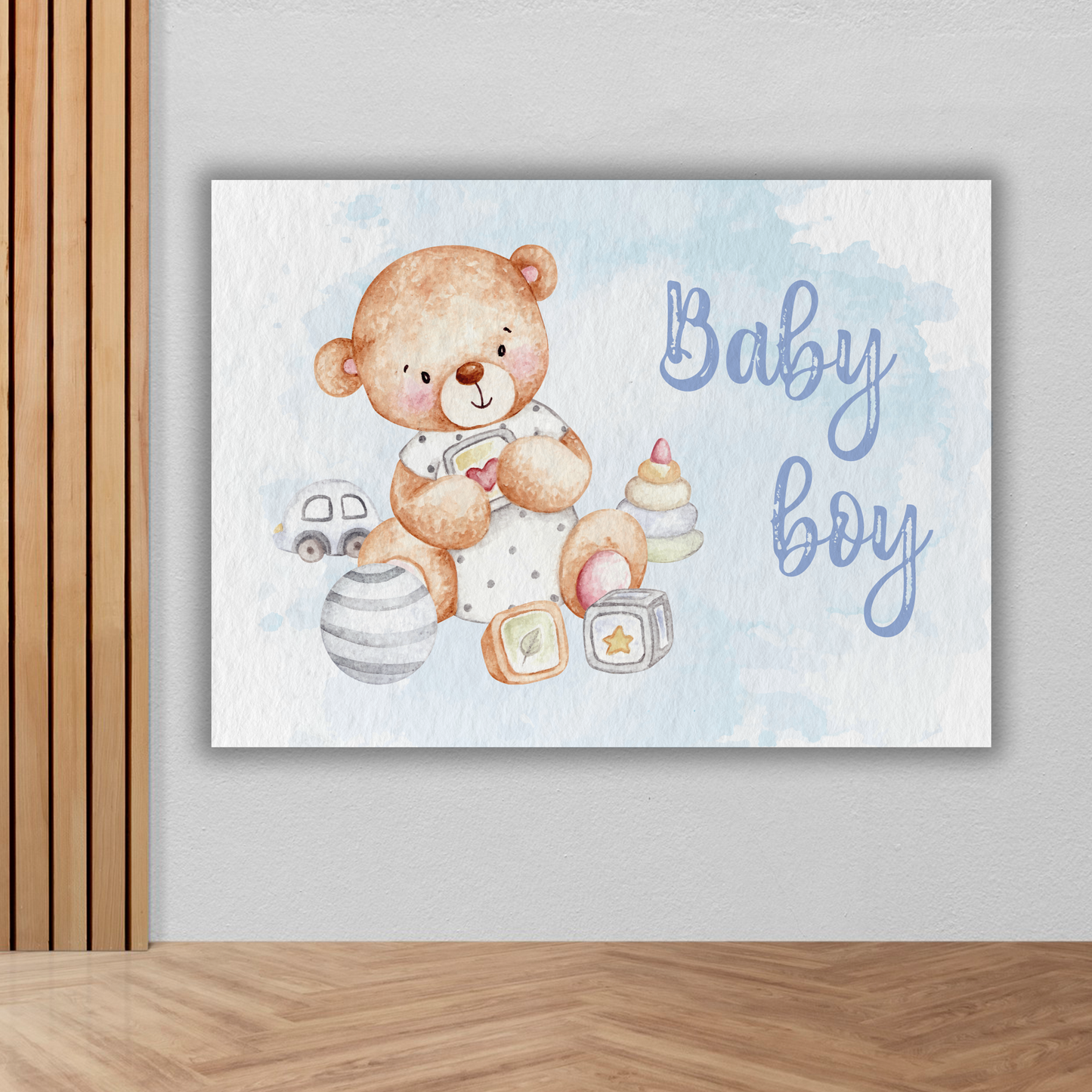 Banner Baby Shower orsetto