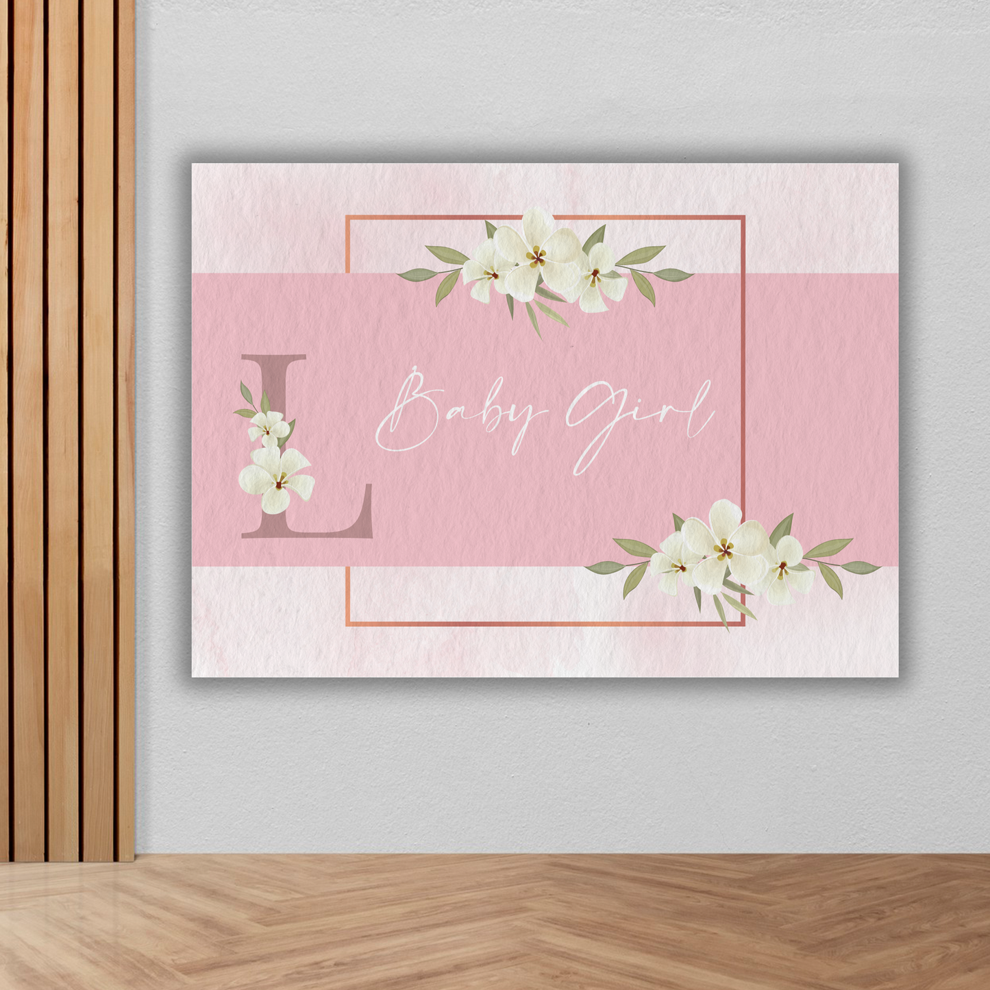Banner Baby Shower baby girl