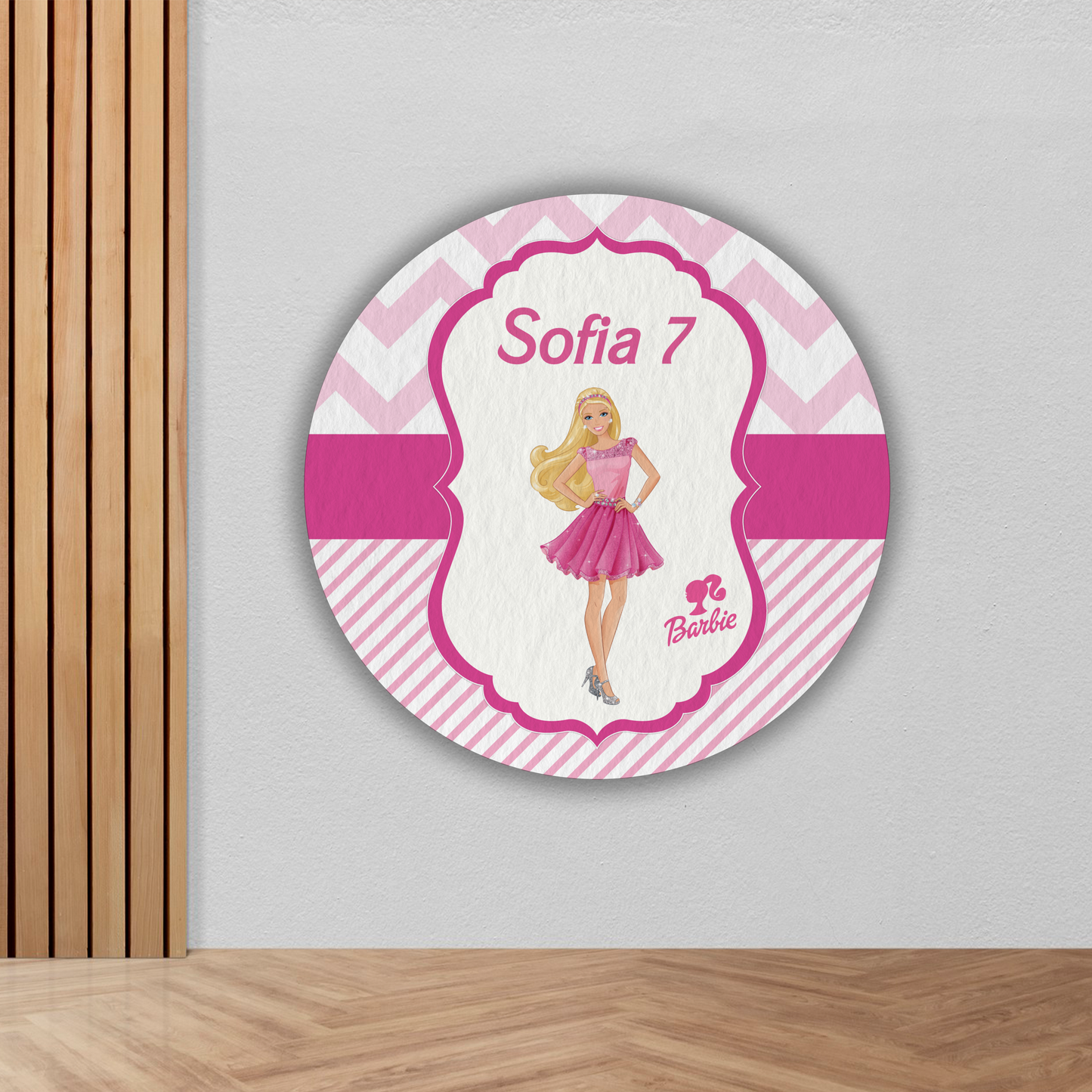 Banner compleanno Barbie