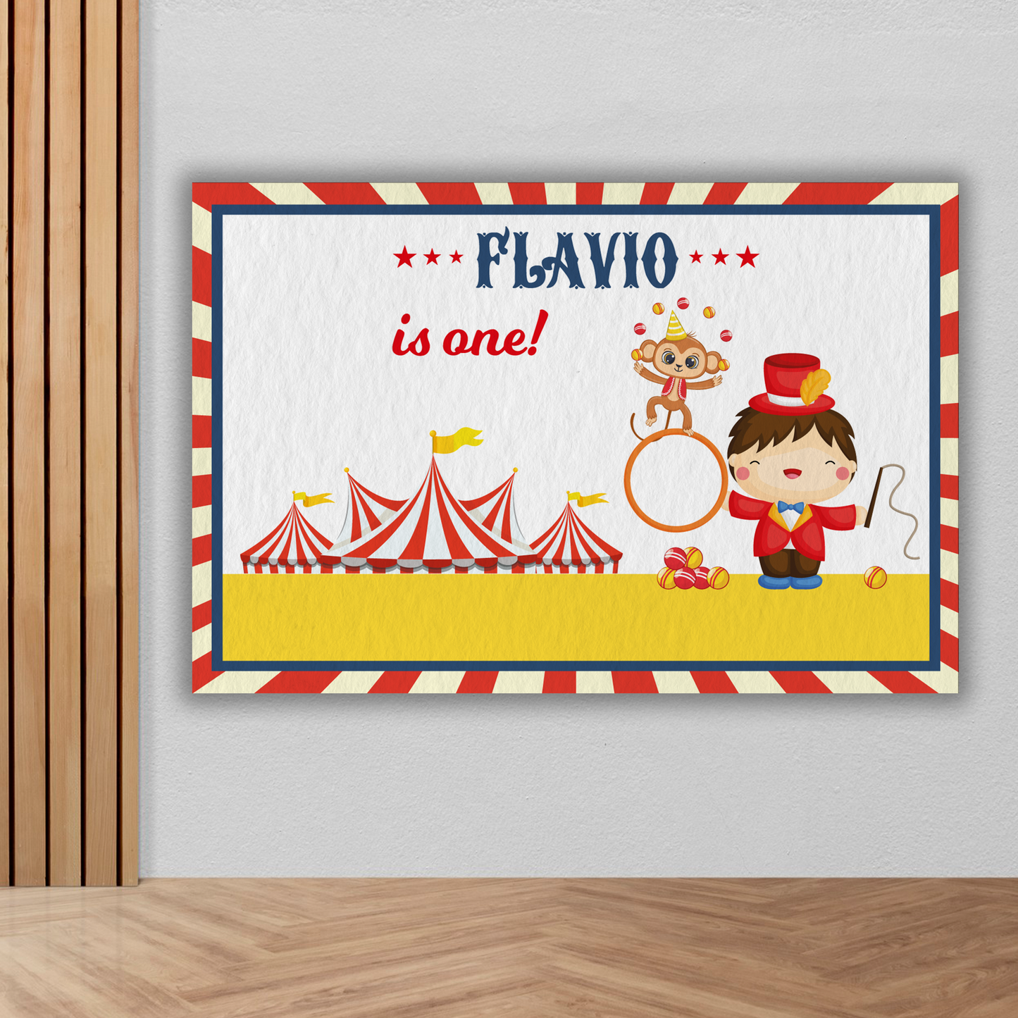 Banner compleanno Circus