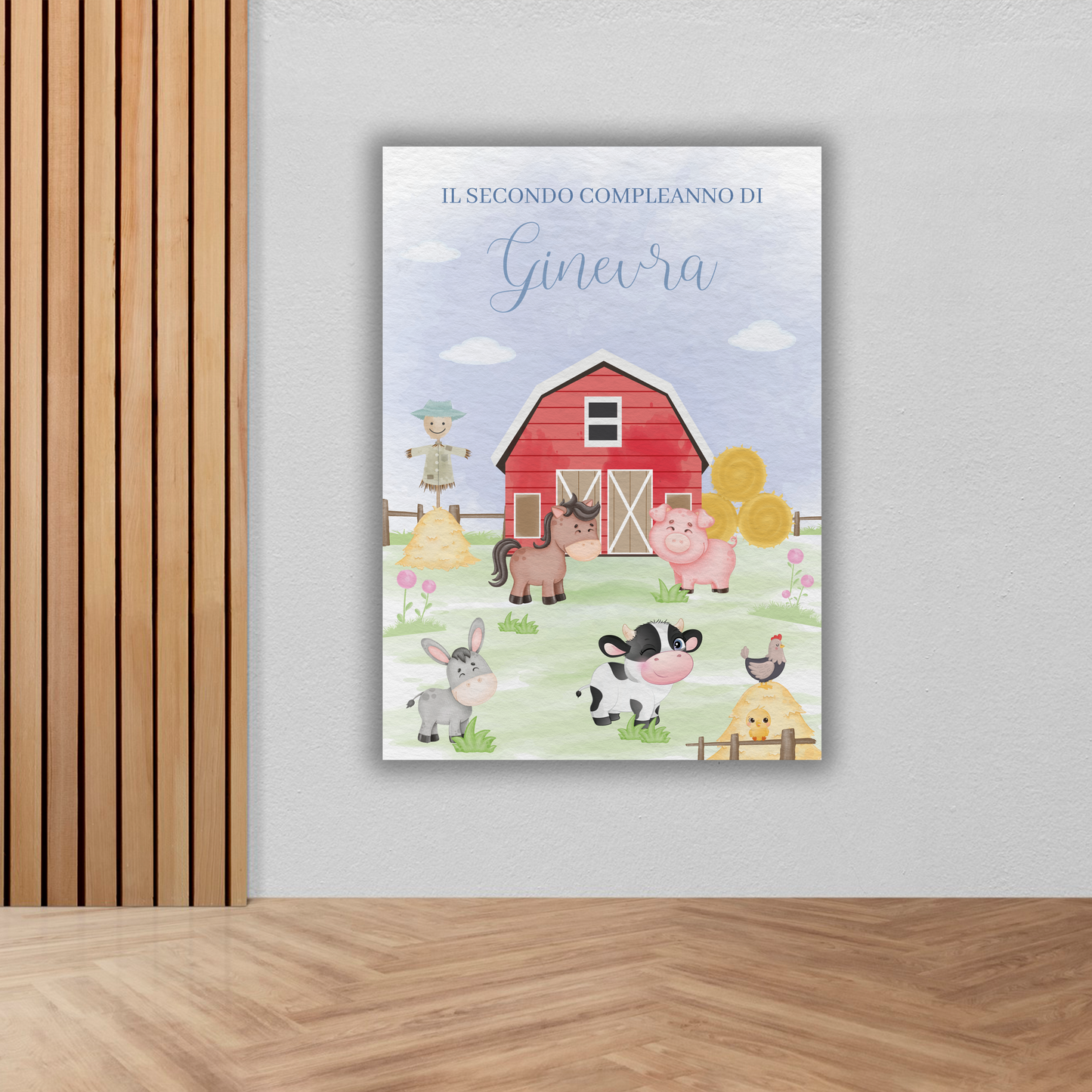Banner compleanno fattoria