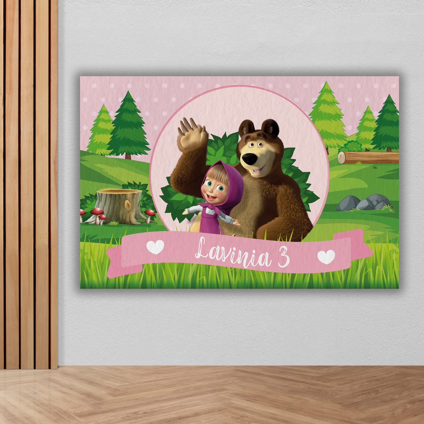 Banner compleanno Masha & Orso