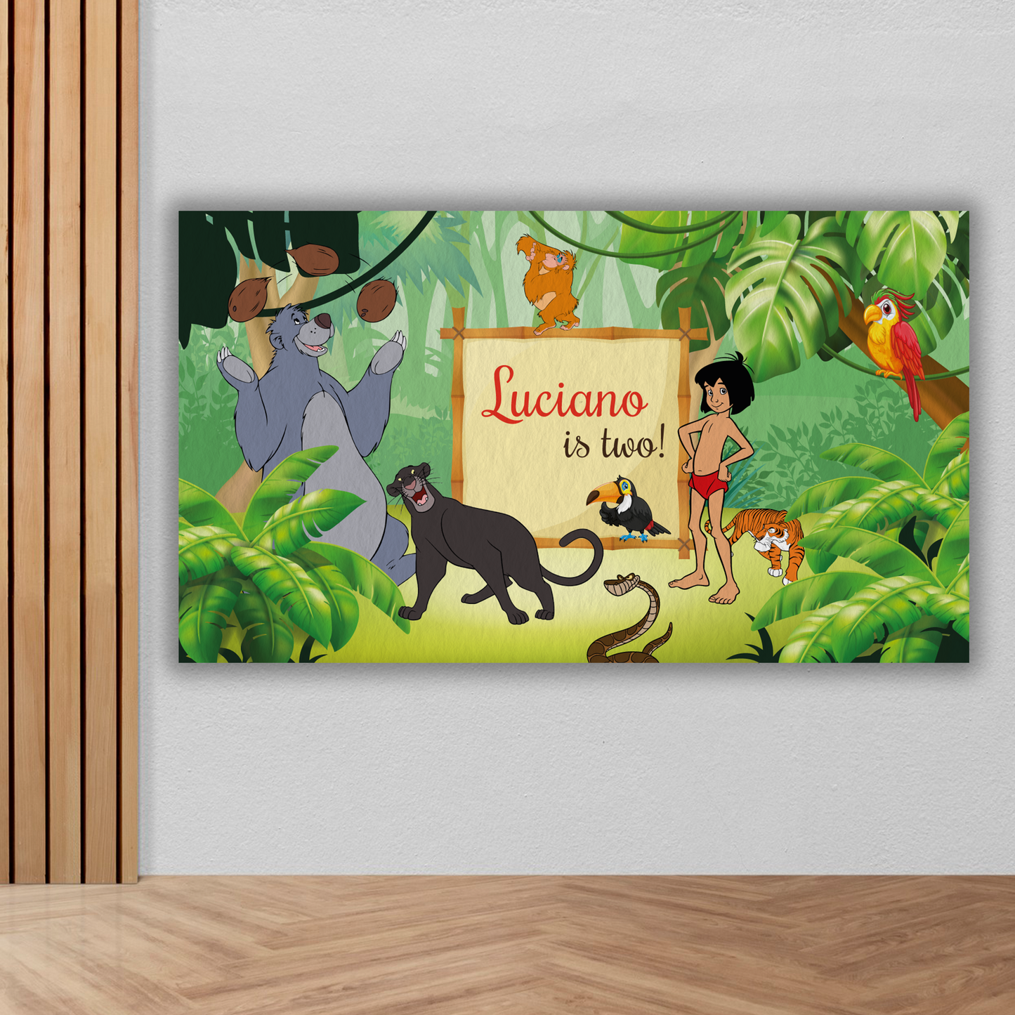 Banner compleanno Il Libro della Giungla