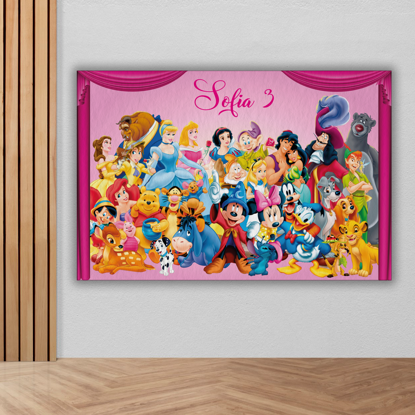 Banner compleanno personaggi Disney