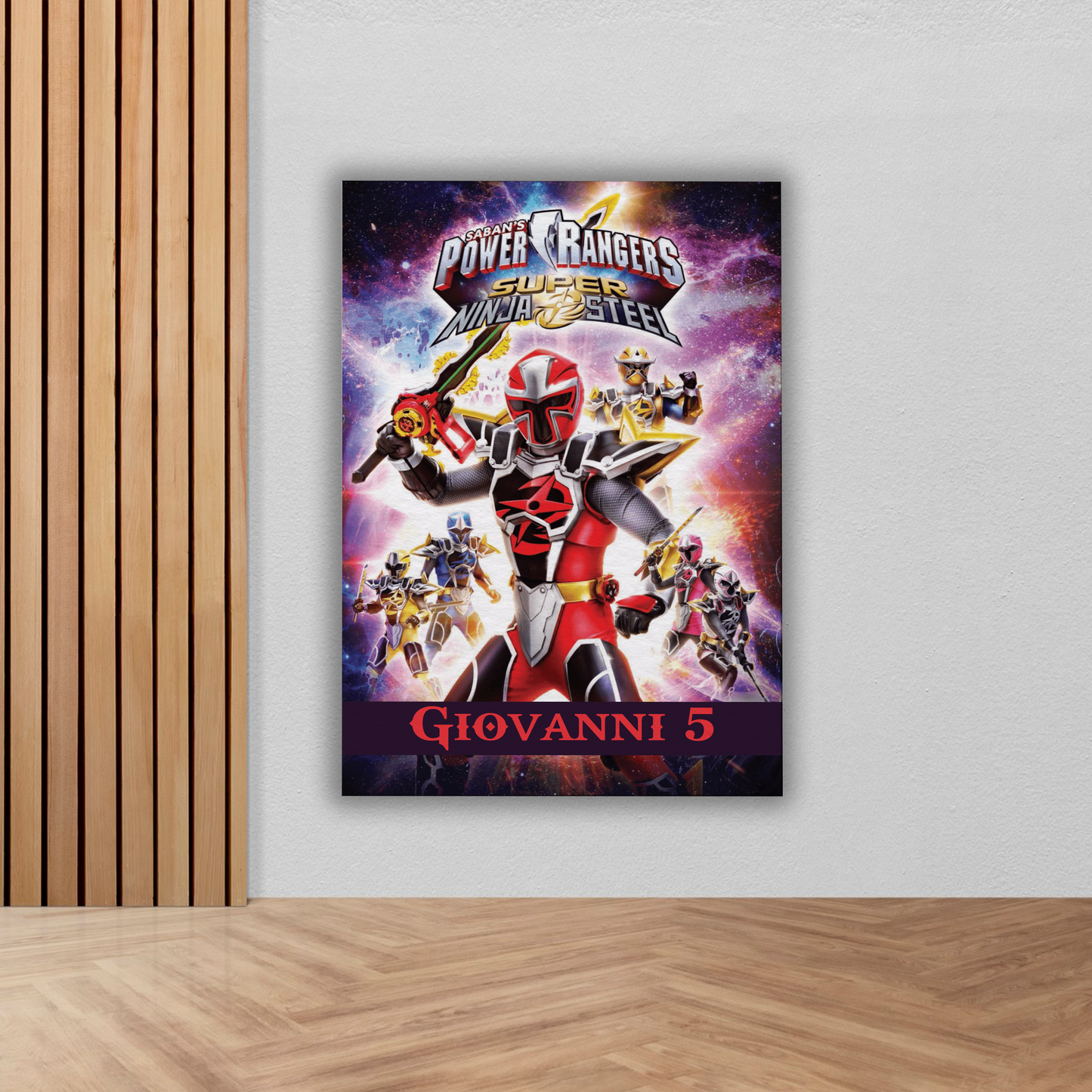 Banner compleanno Power Ranger