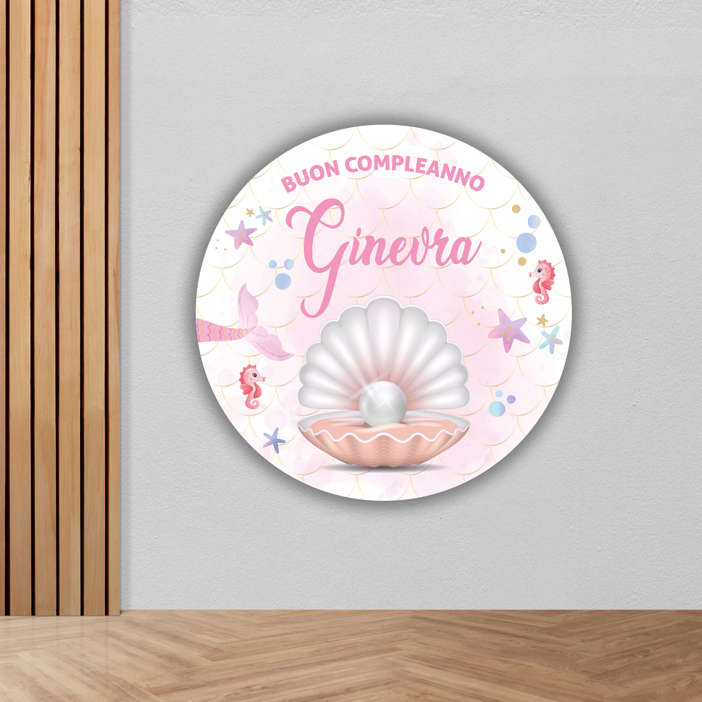 Banner compleanno sirena