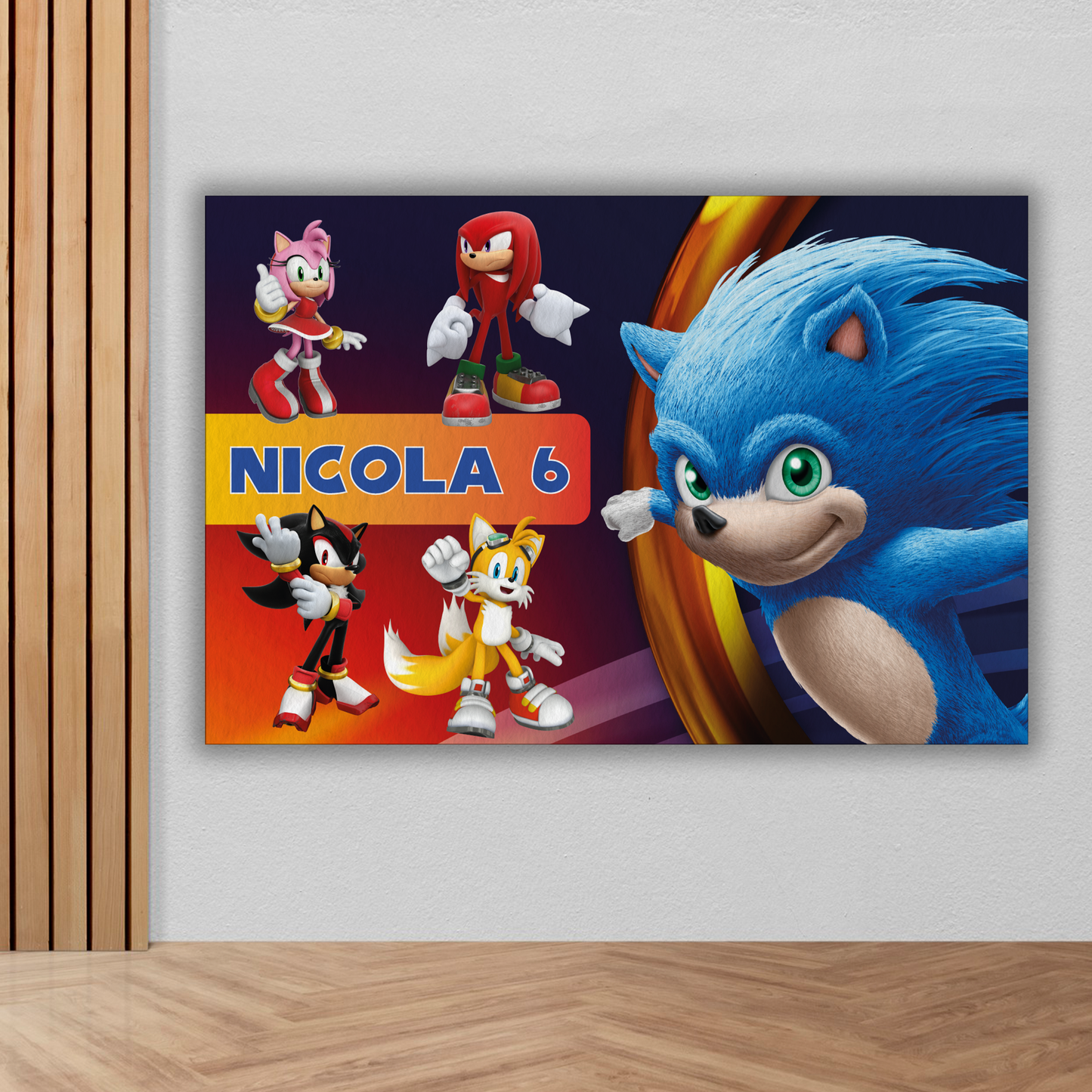Banner compleanno Sonic