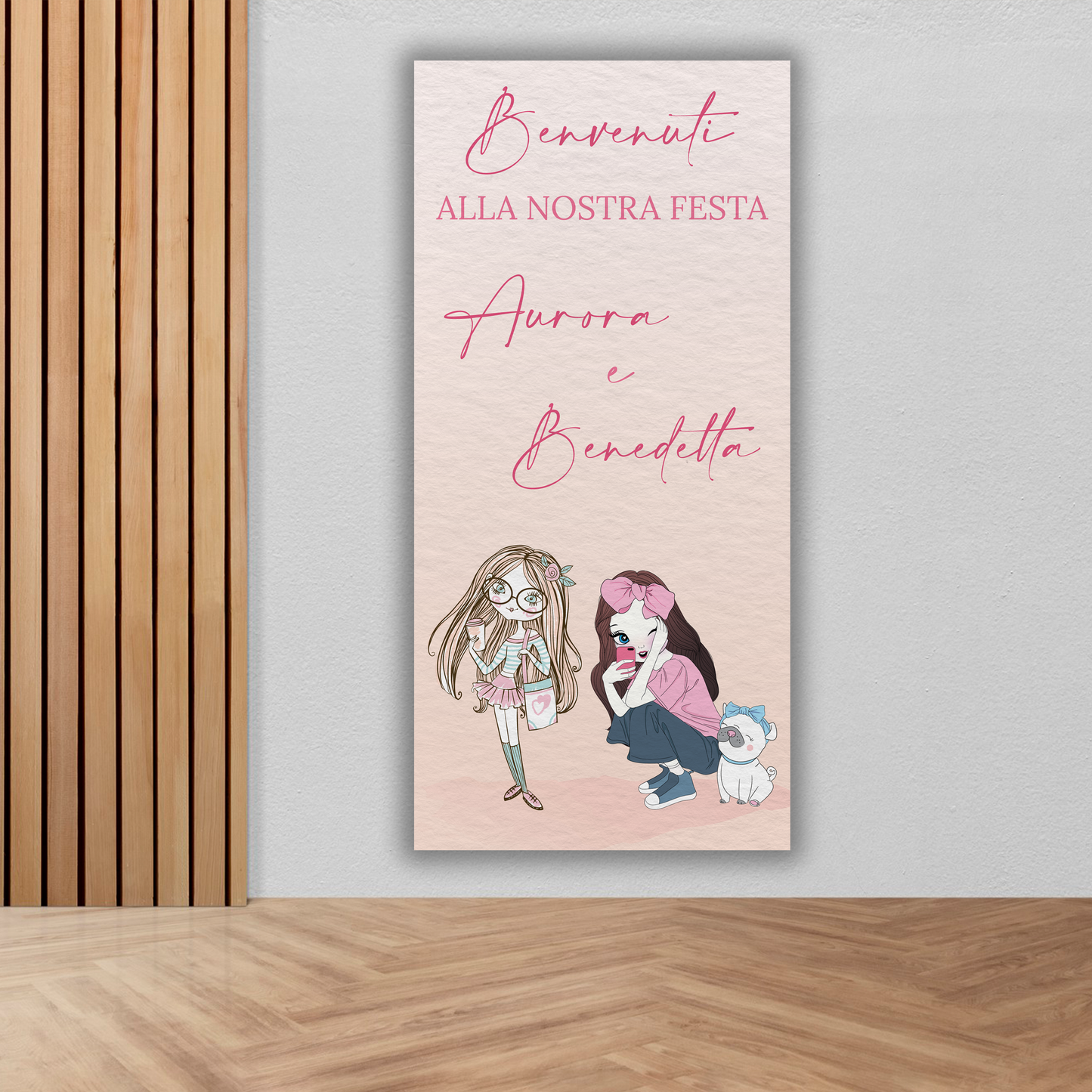 Banner compleanno sorelle