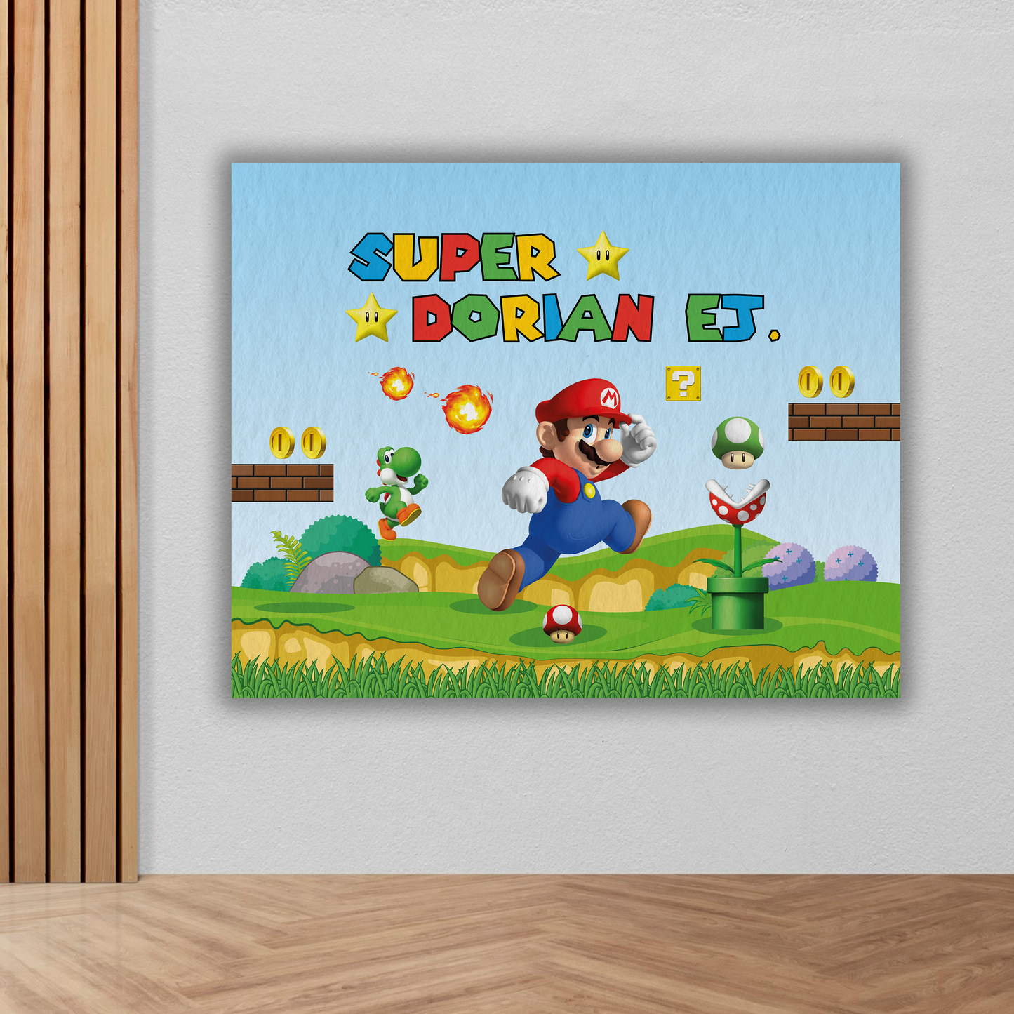 Banner compleanno Super Mario