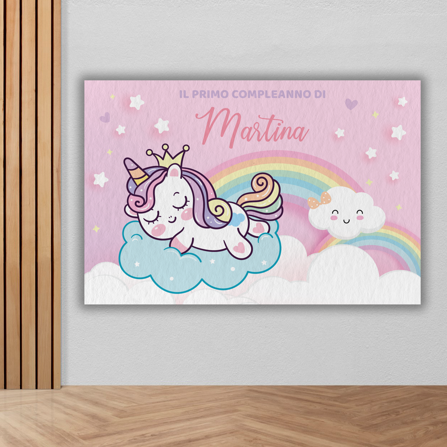 Banner compleanno Unicorno