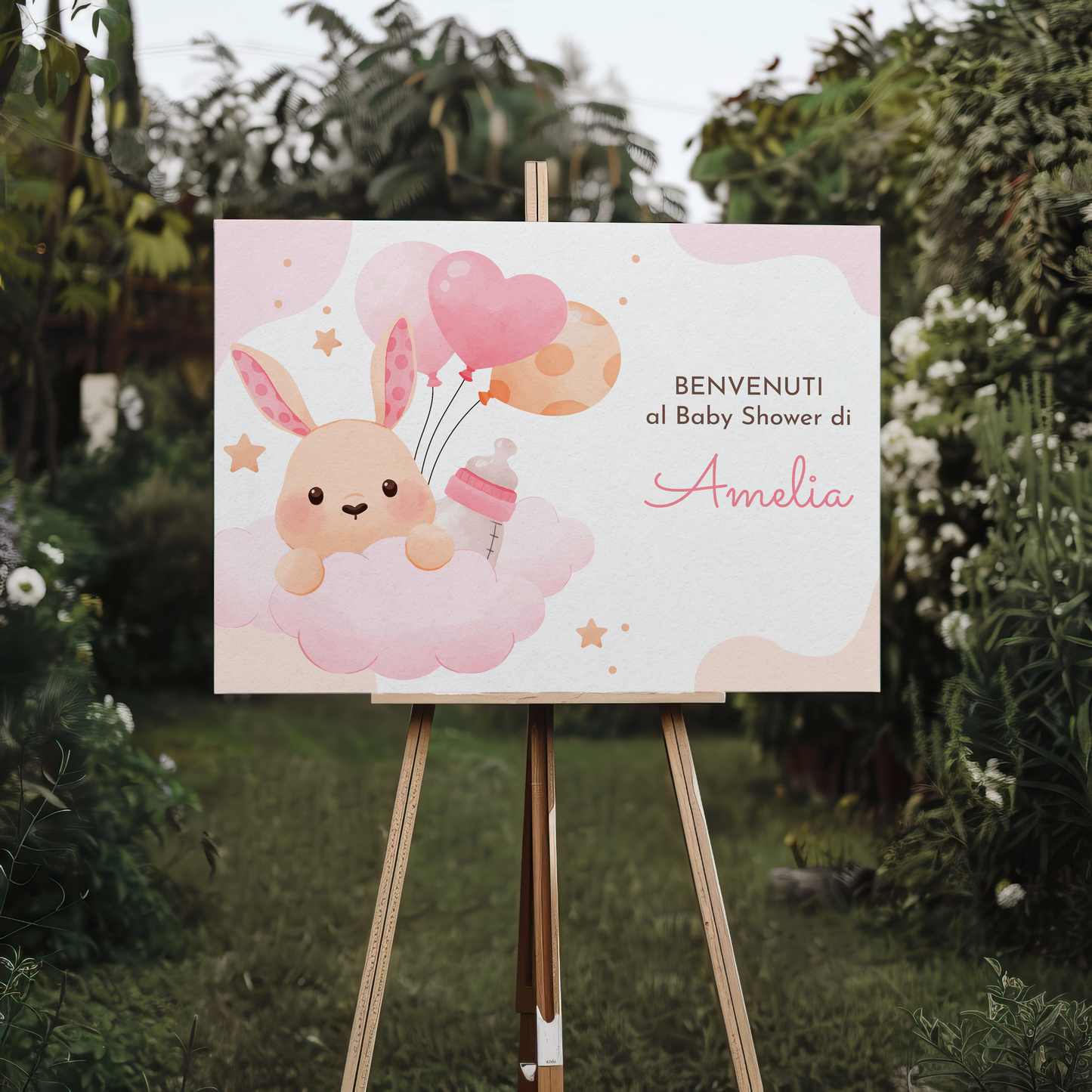 Cartello di benvenuto Baby Shower