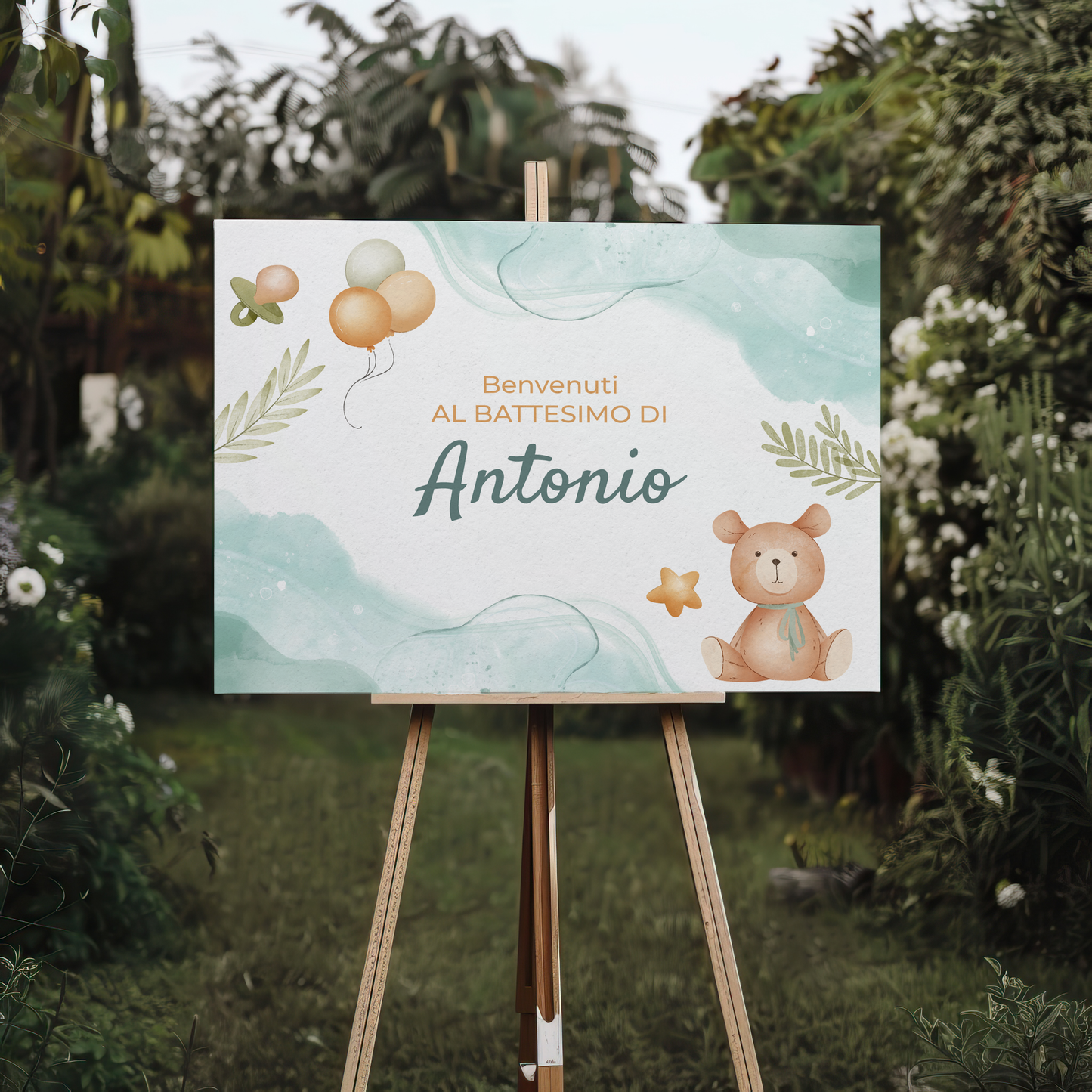 Baptism welcome sign