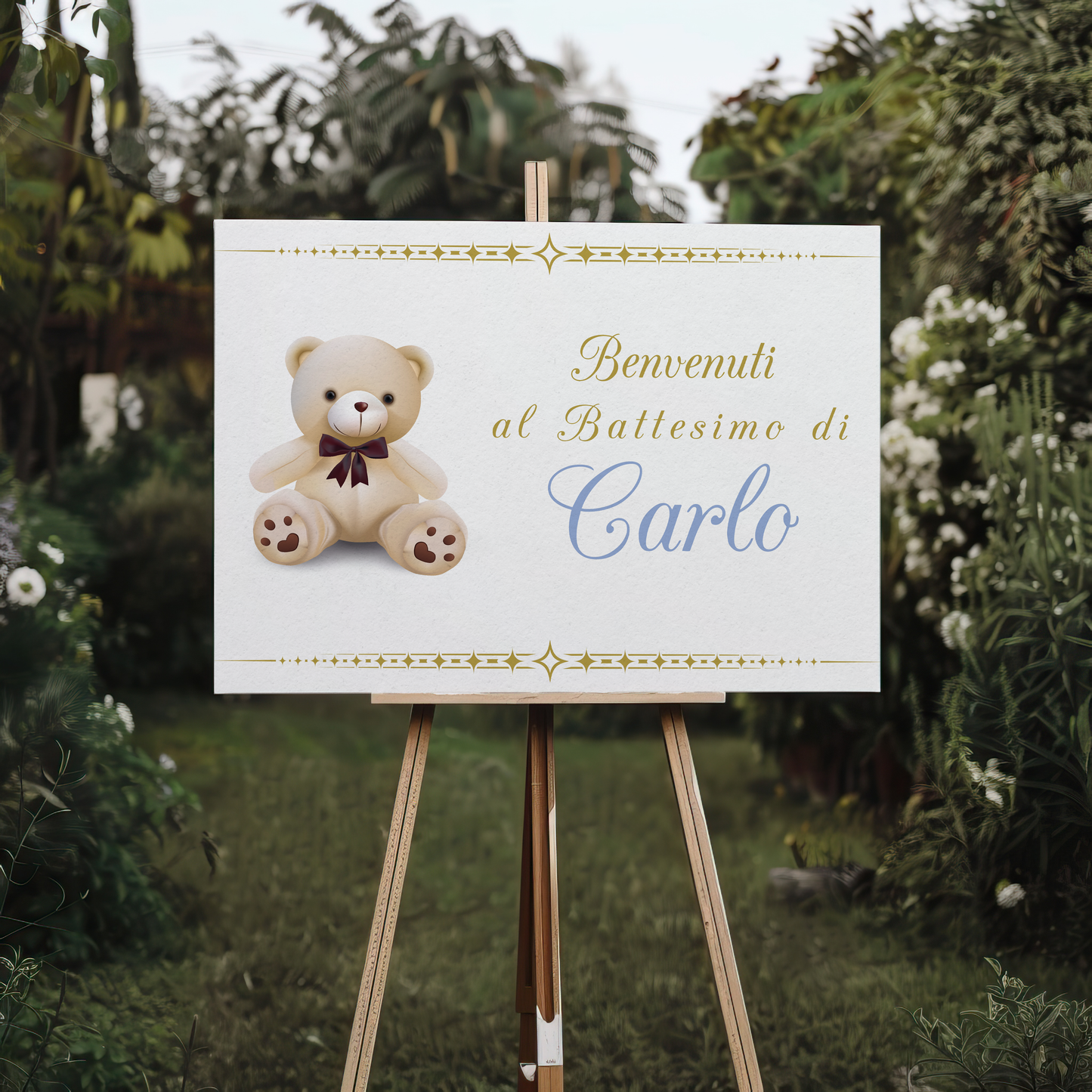 Baptism welcome sign
