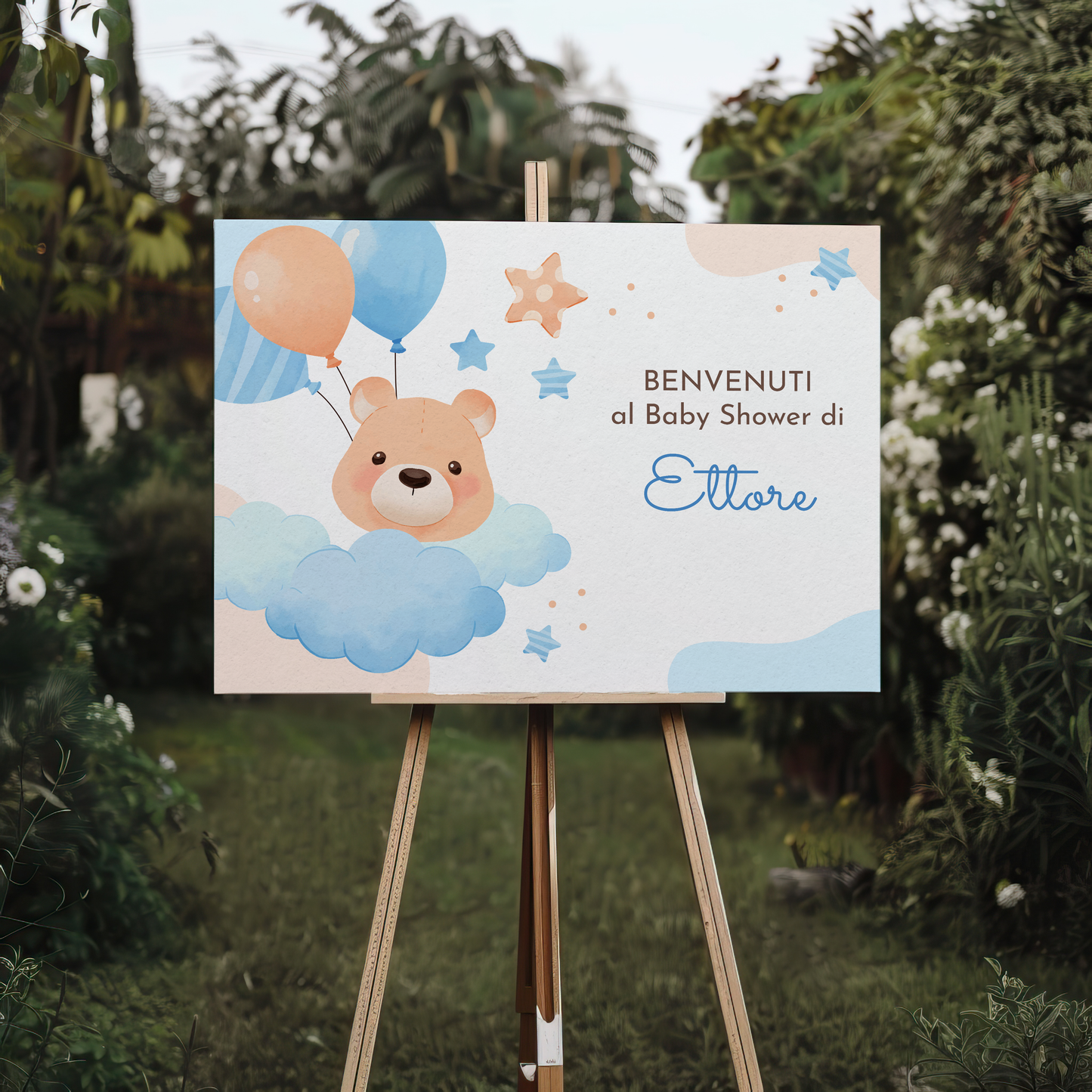 Cartello di benvenuto Baby Shower