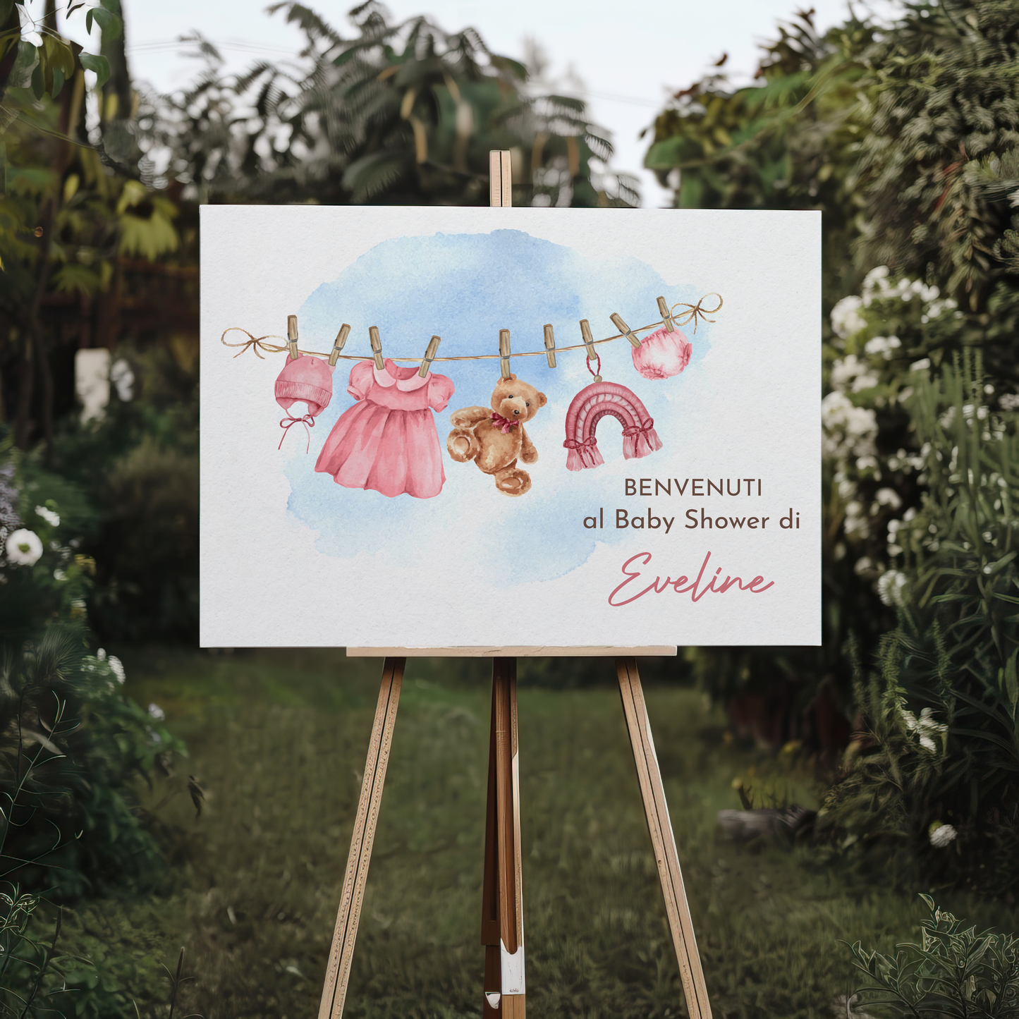 Cartello di benvenuto Baby Shower