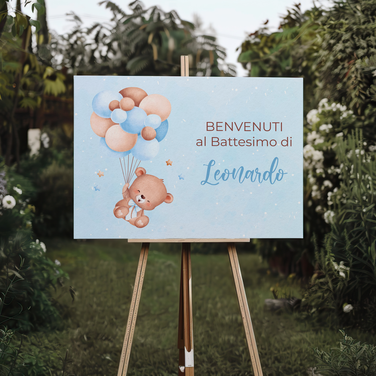 Baptism welcome sign