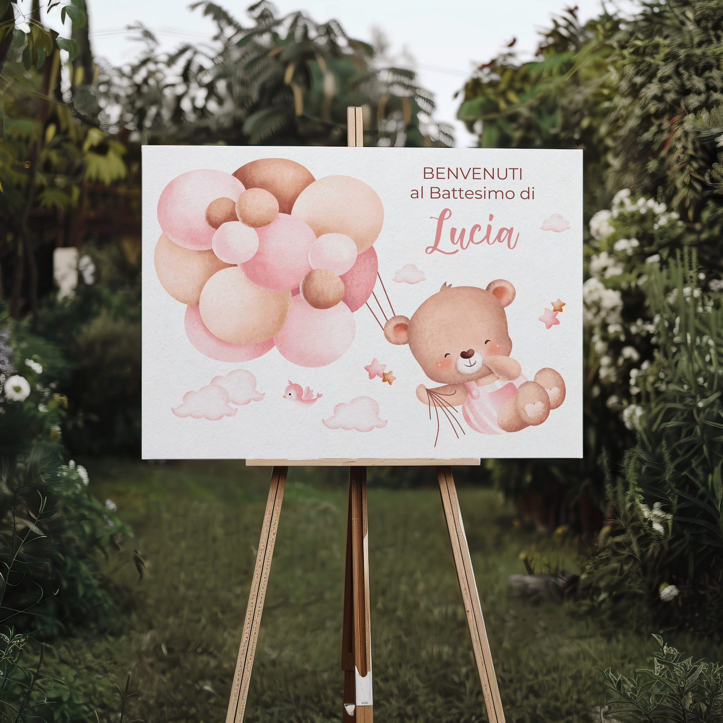 Baptism welcome sign