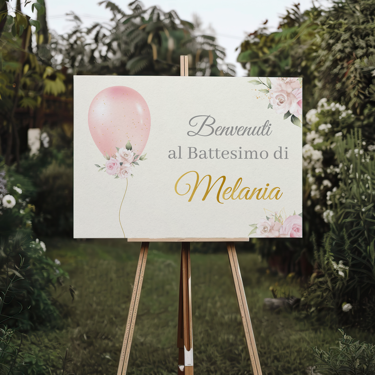 Baptism welcome sign