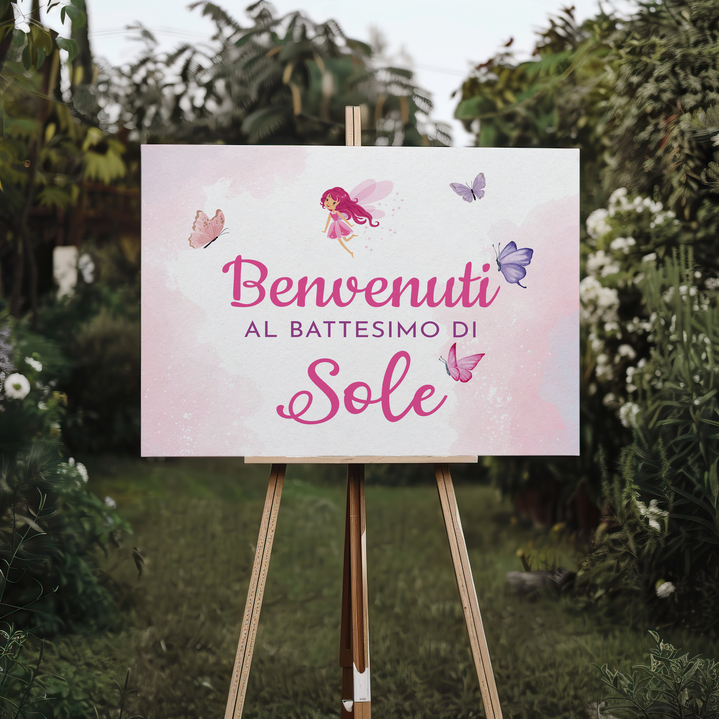 Baptism welcome sign