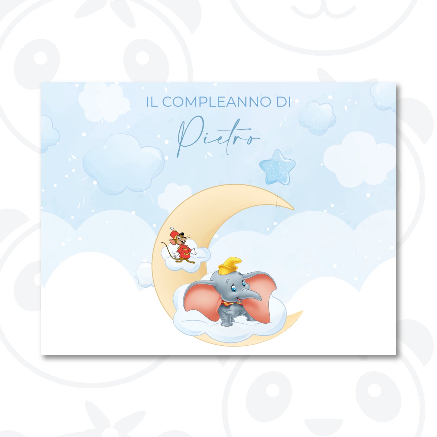 Banner compleanno Dumbo