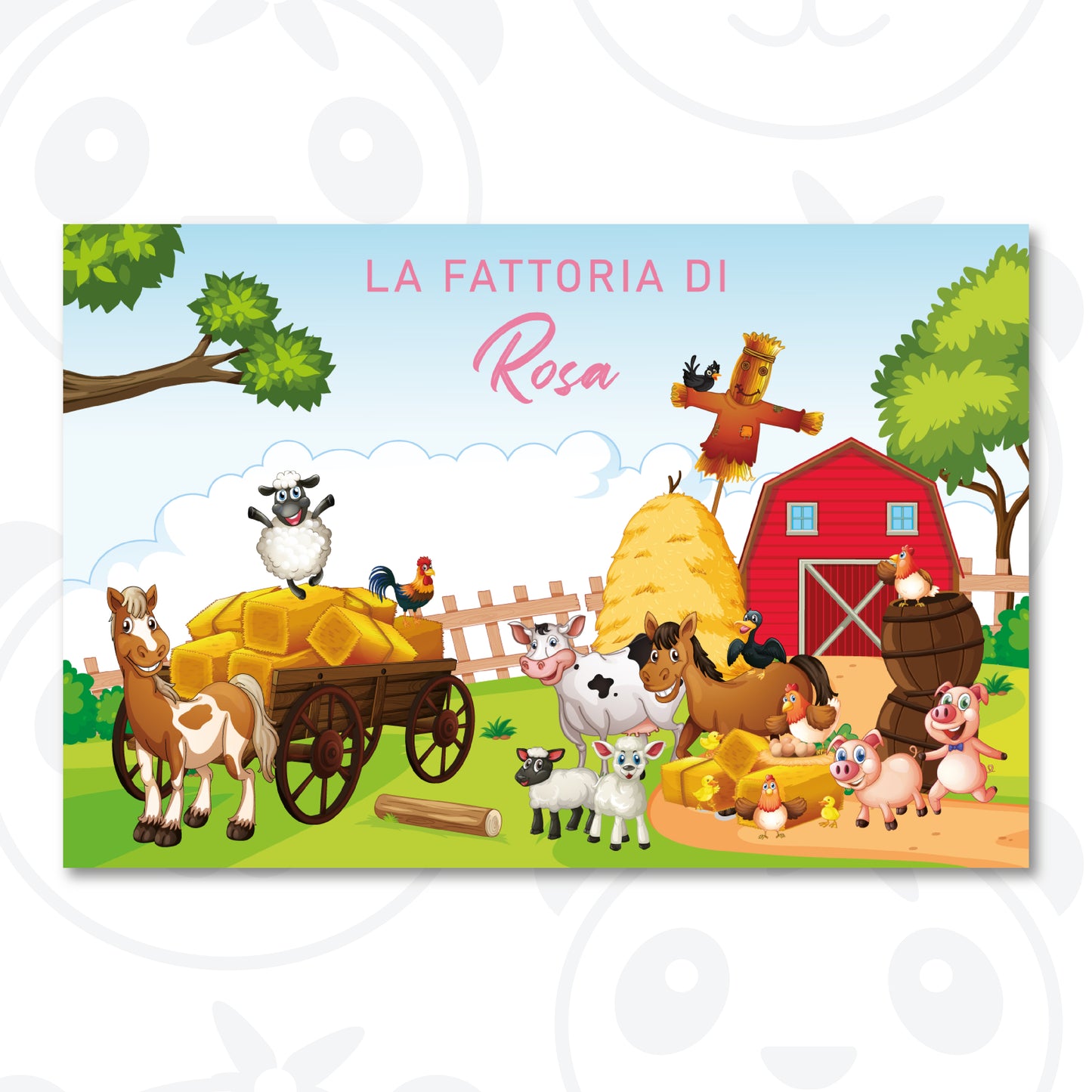Banner compleanno fattoria