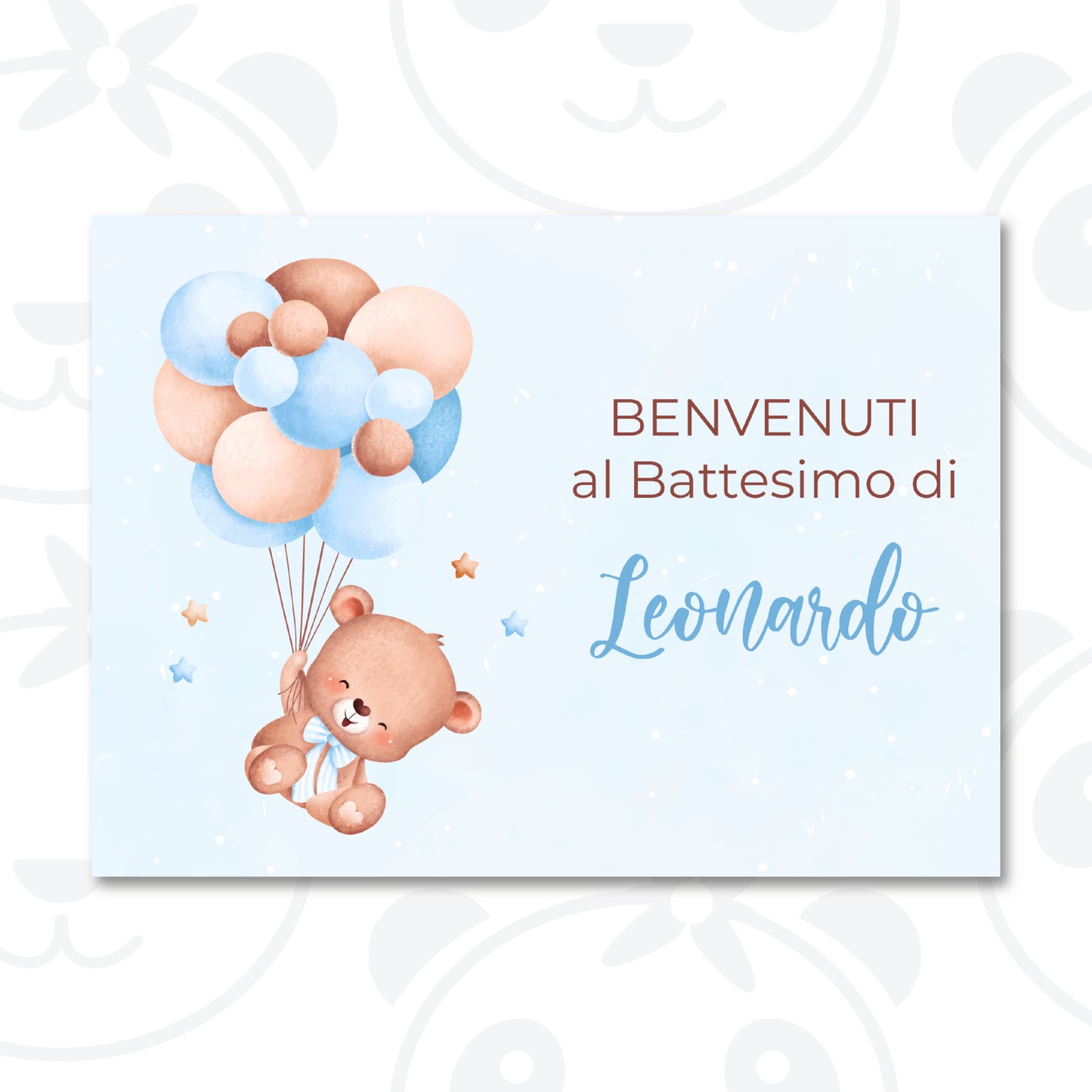 Baptism welcome sign