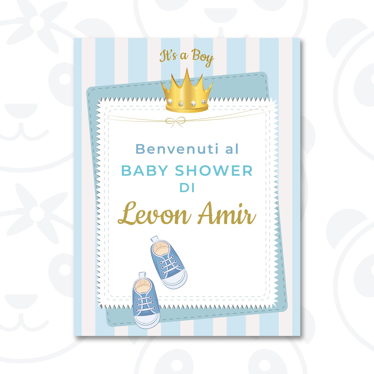 Cartello di benvenuto Baby Shower