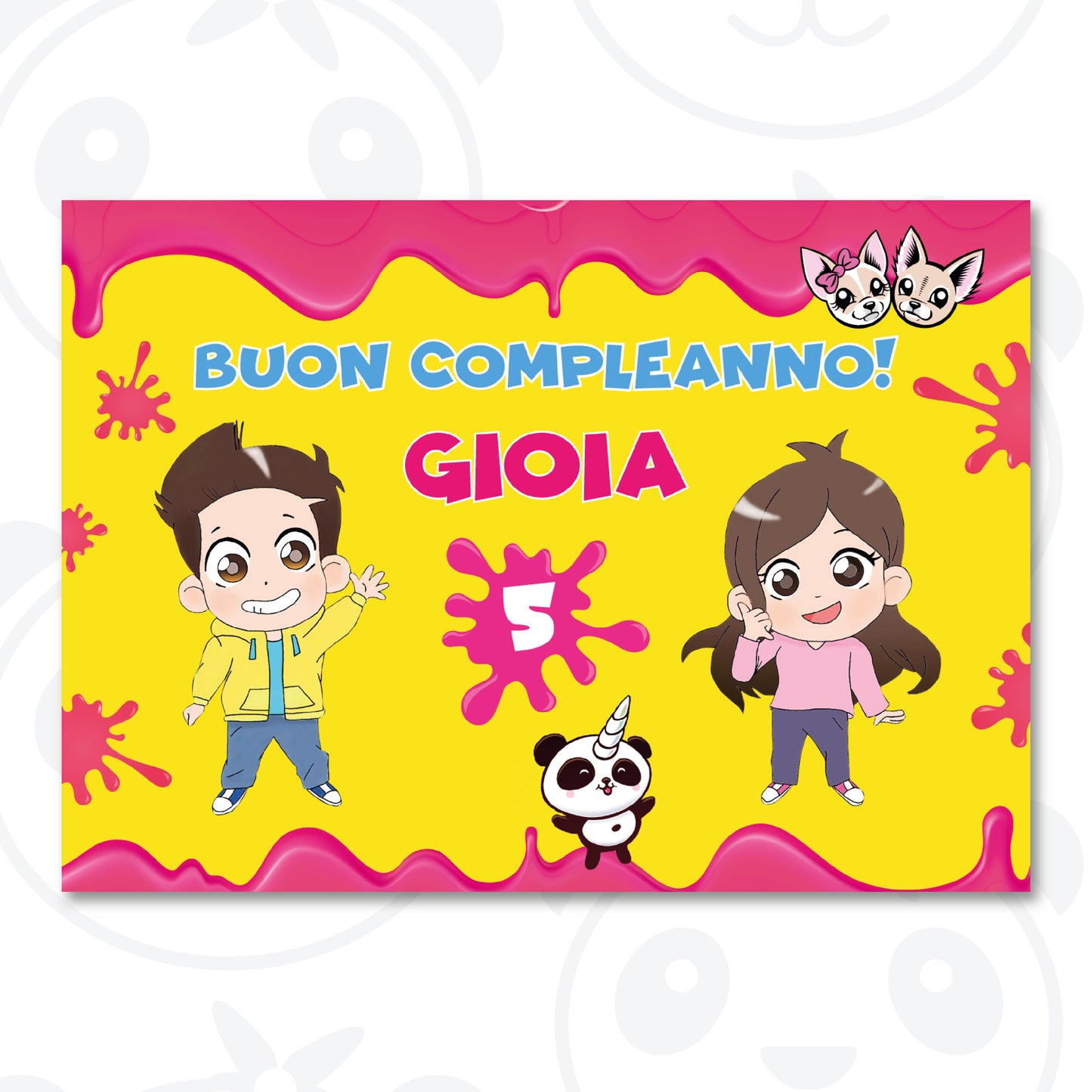 Banner compleanno Me contro Te