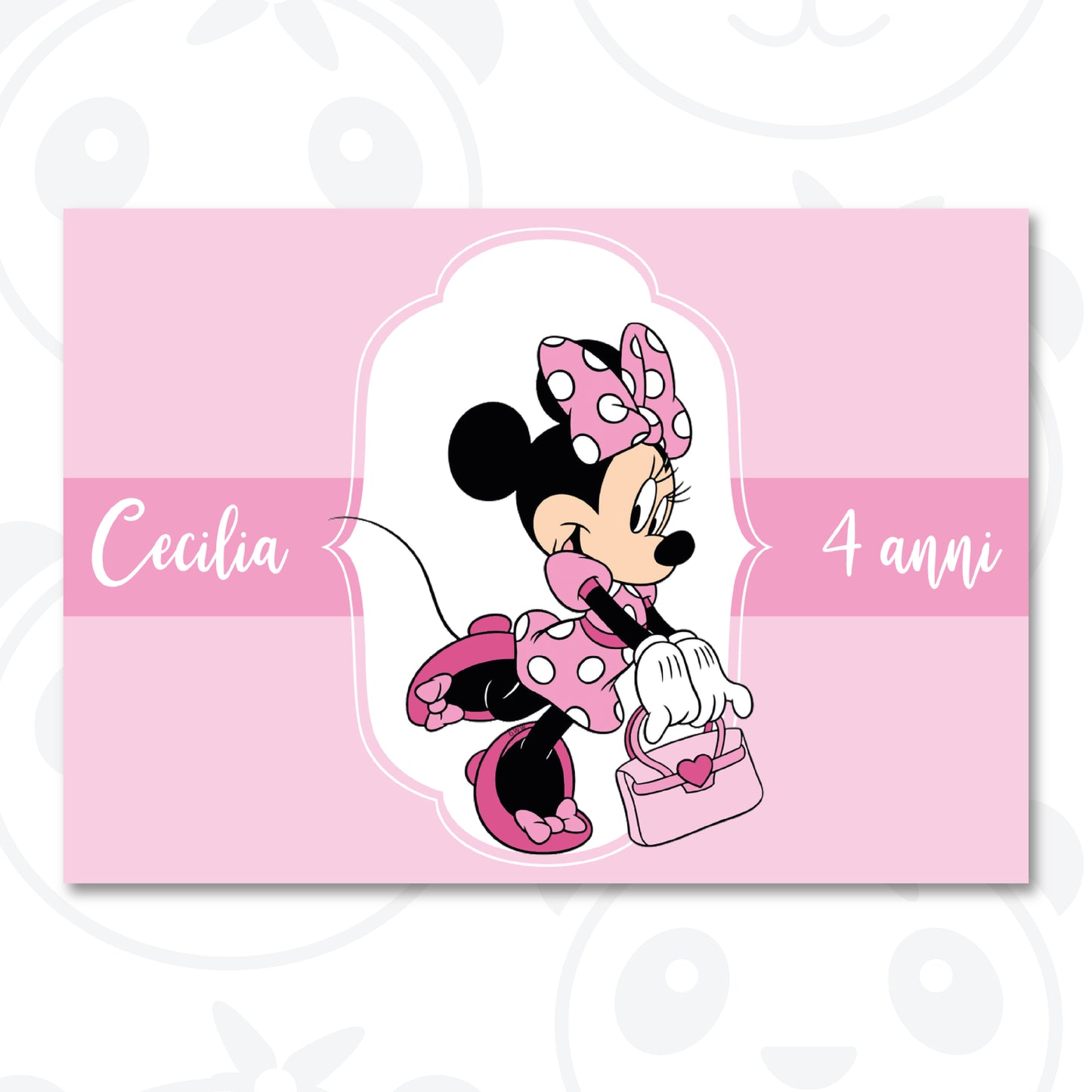 Banner compleanno Minnie