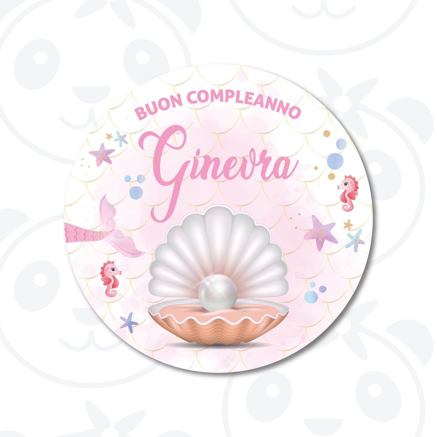 Banner compleanno sirena