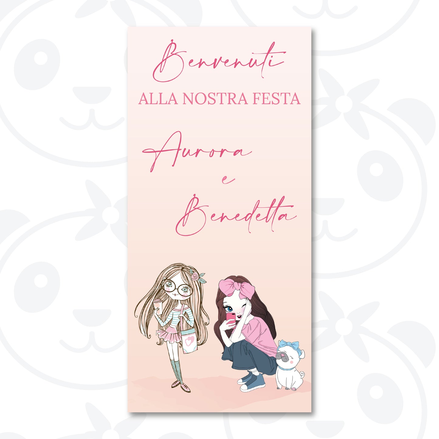 Banner compleanno sorelle