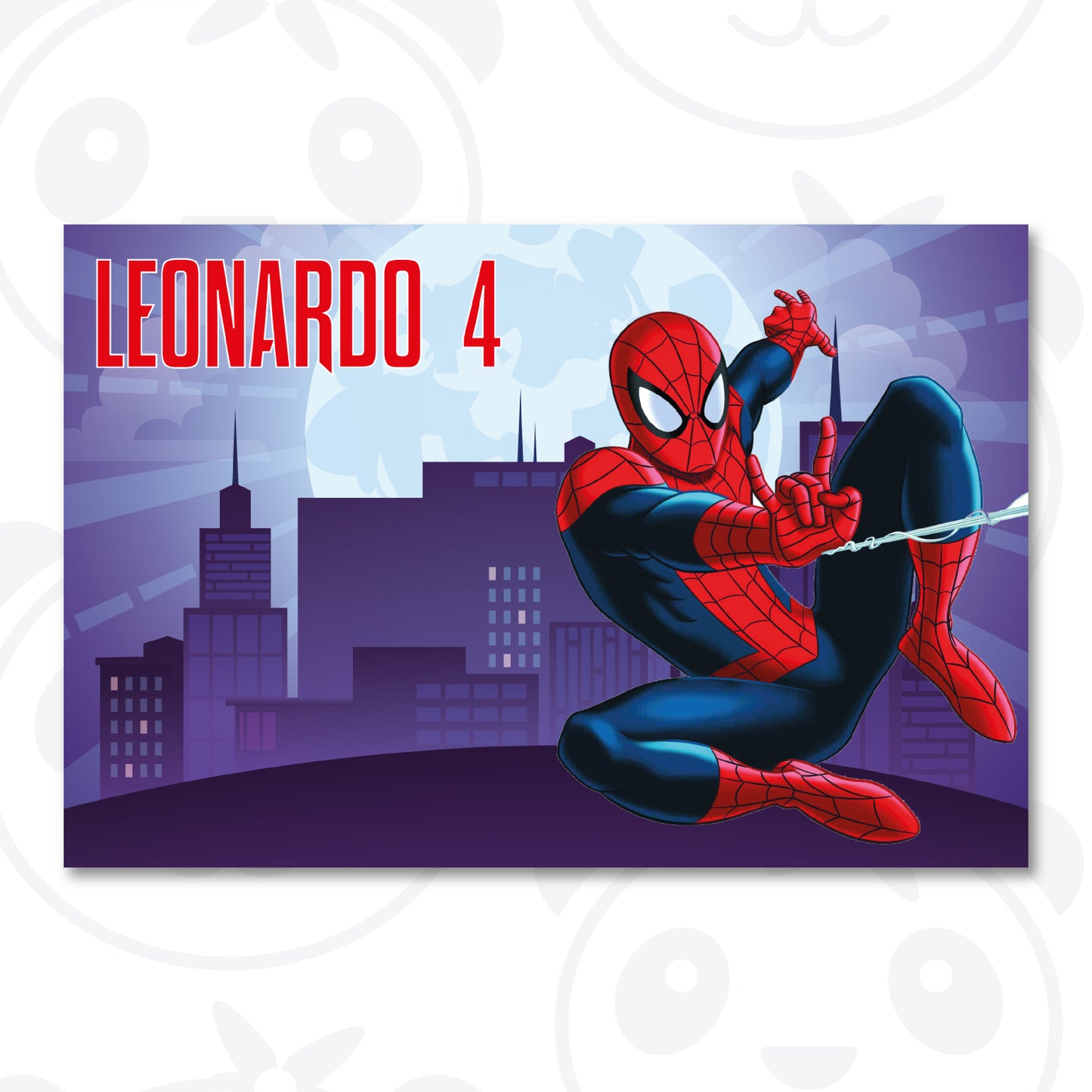Banner compleanno Spiderman