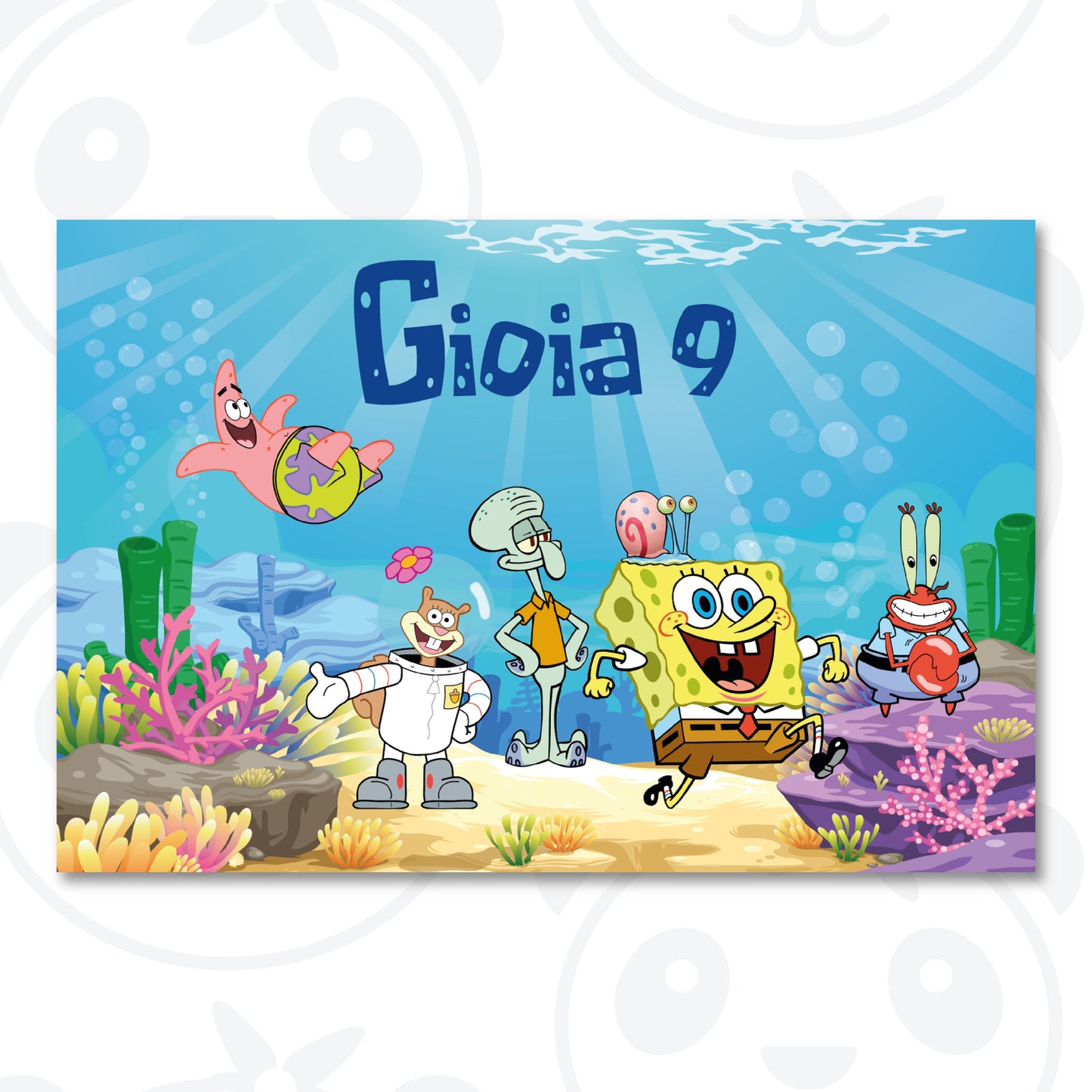Banner compleanno Spongebob
