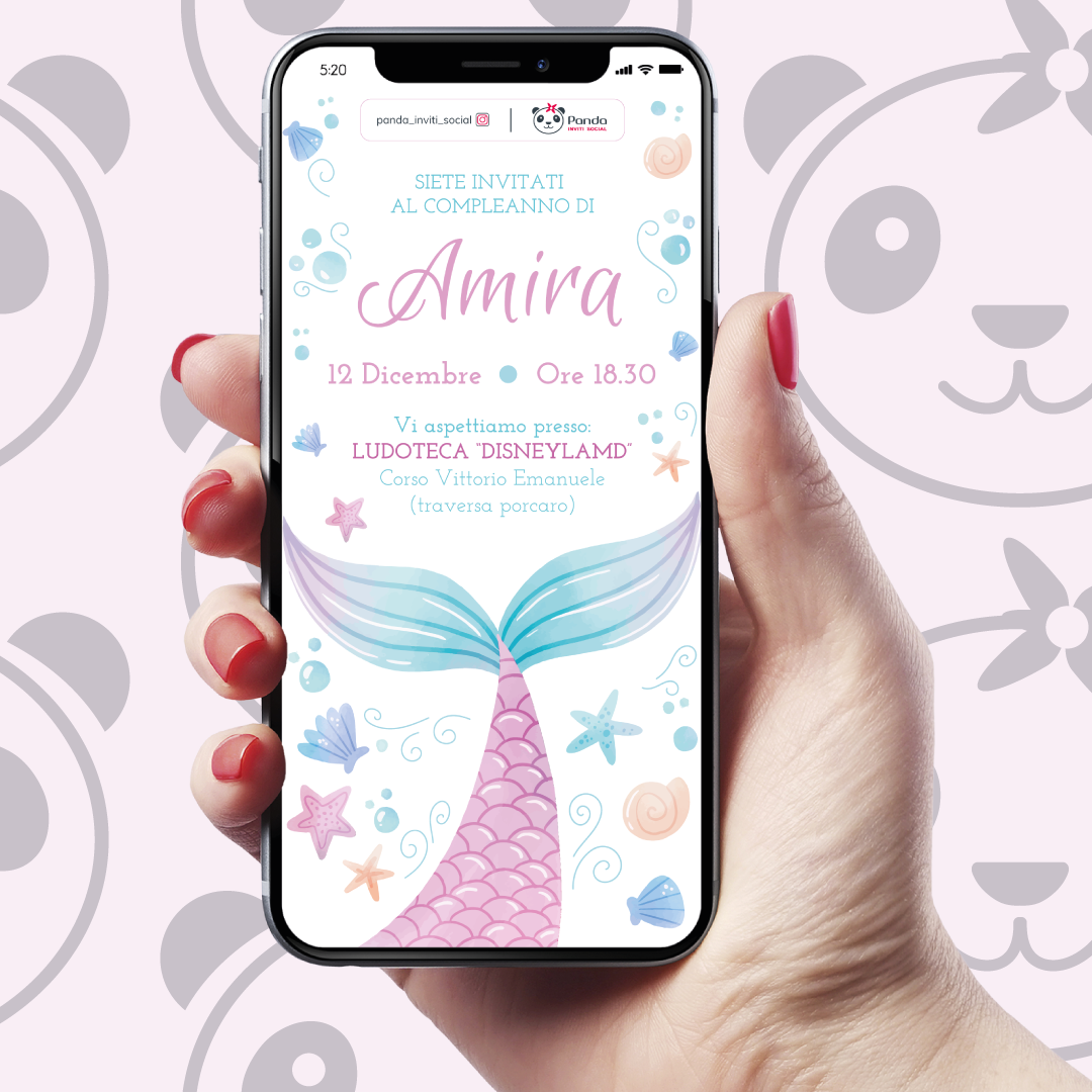 Invito digitale sirena