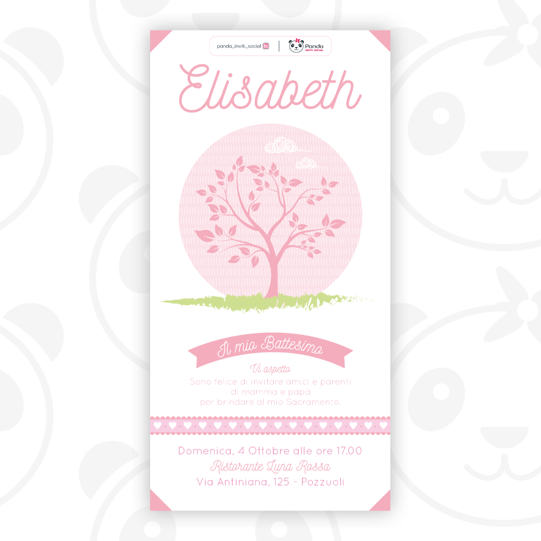 Banner compleanno auguri mamma – PandaInvitiSocial