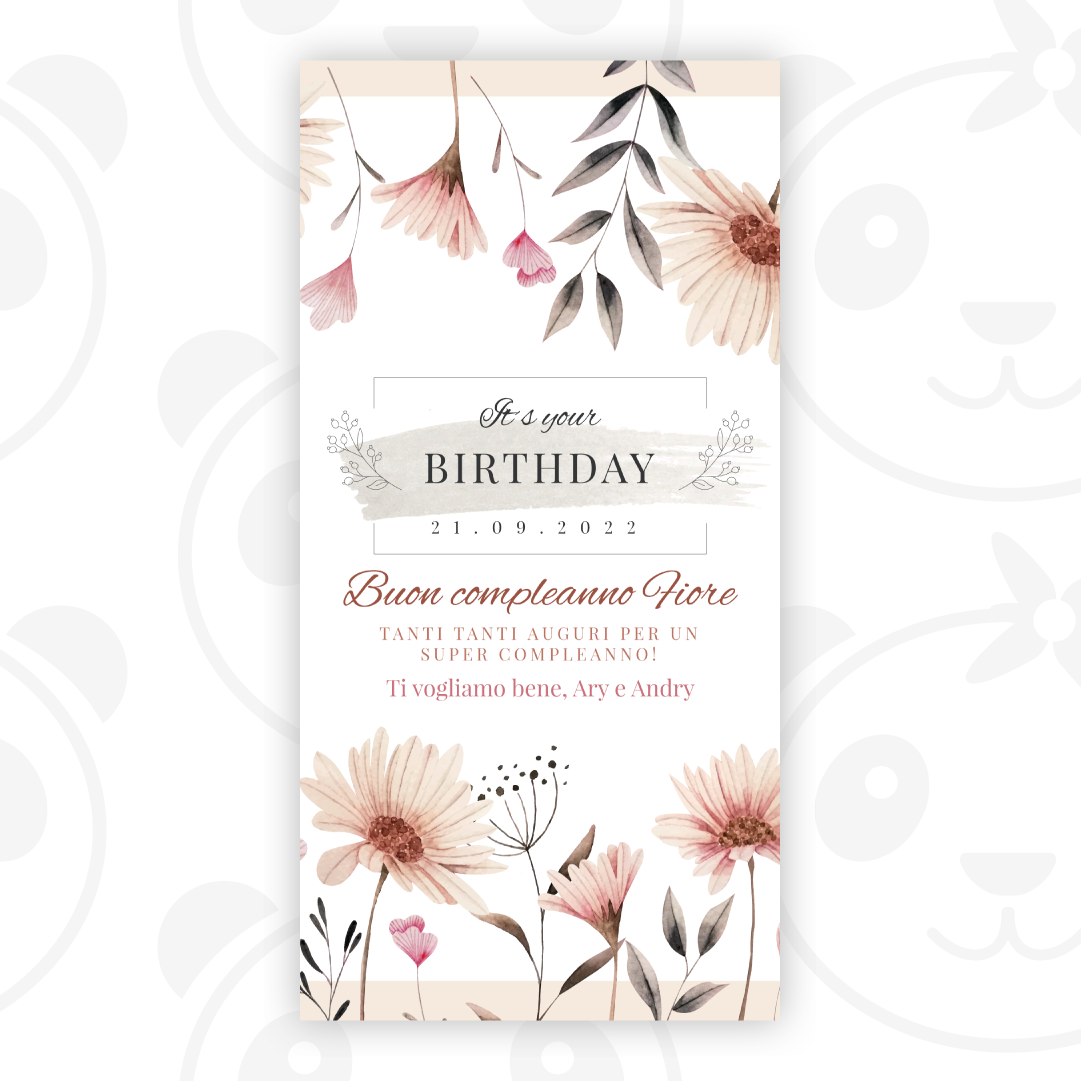 Segnaposto compleanno – PandaInvitiSocial