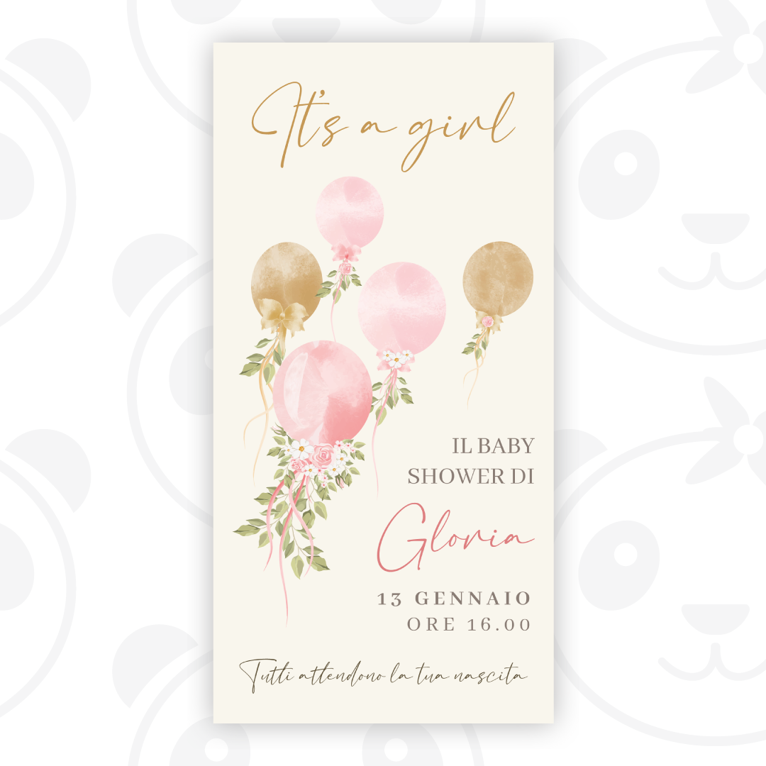 Invito digitale Baby Shower