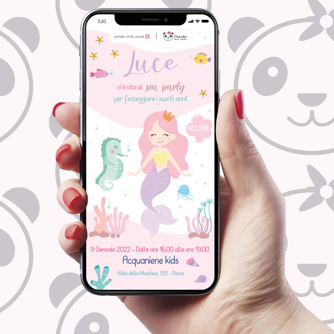 Invito digitale sirena