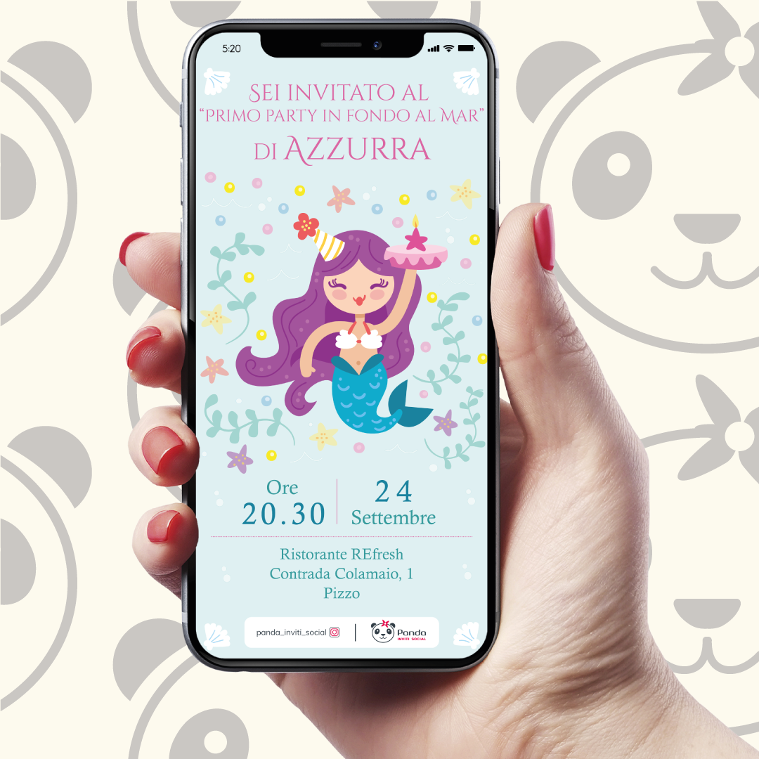 Invito digitale sirena