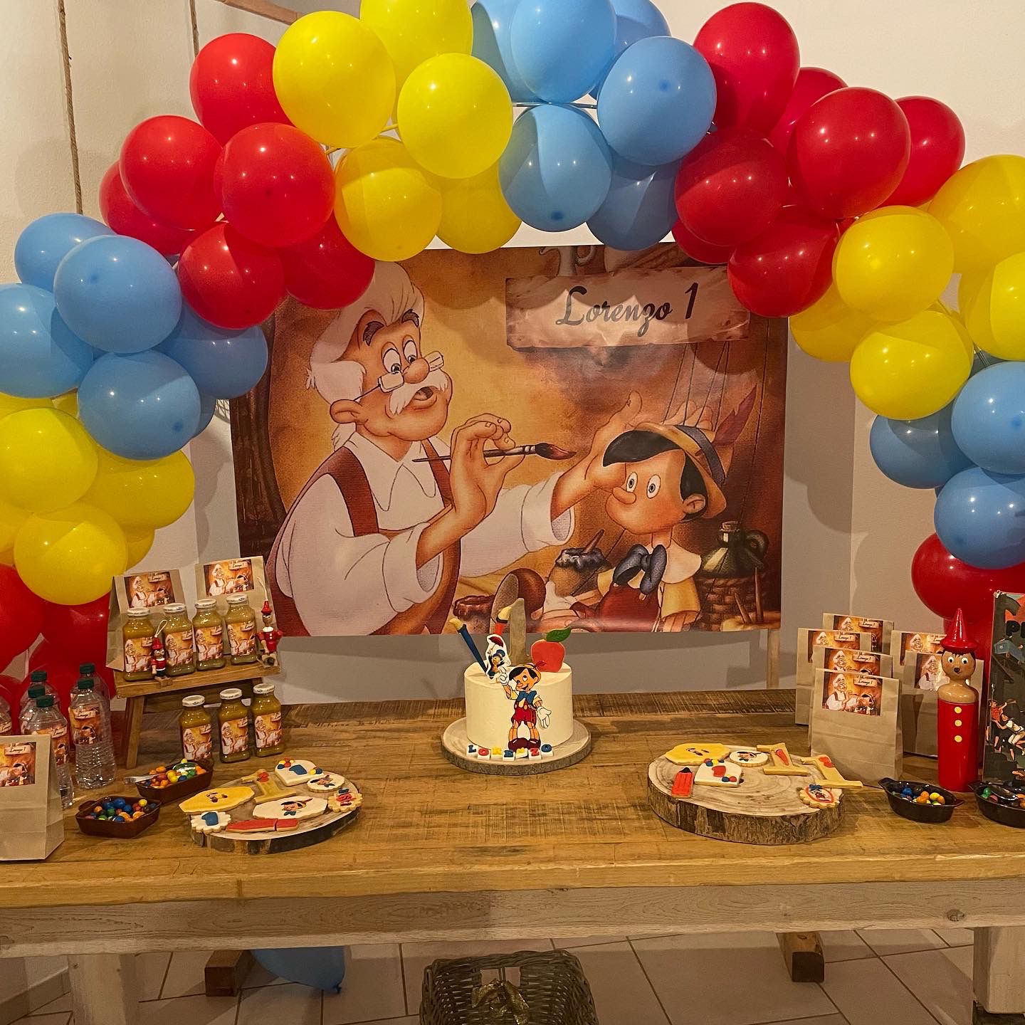 Banner compleanno Pinocchio
